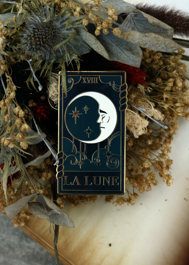 La Lune Tarot Card Pin