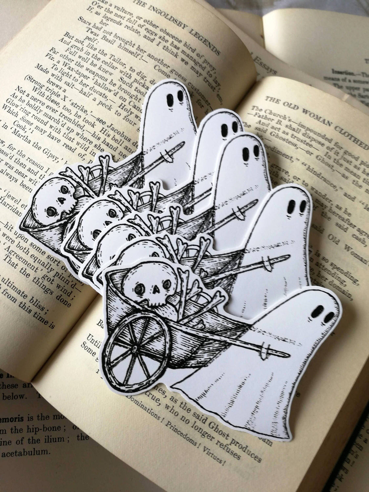 Bonecart Ghost Vinyl Sticker