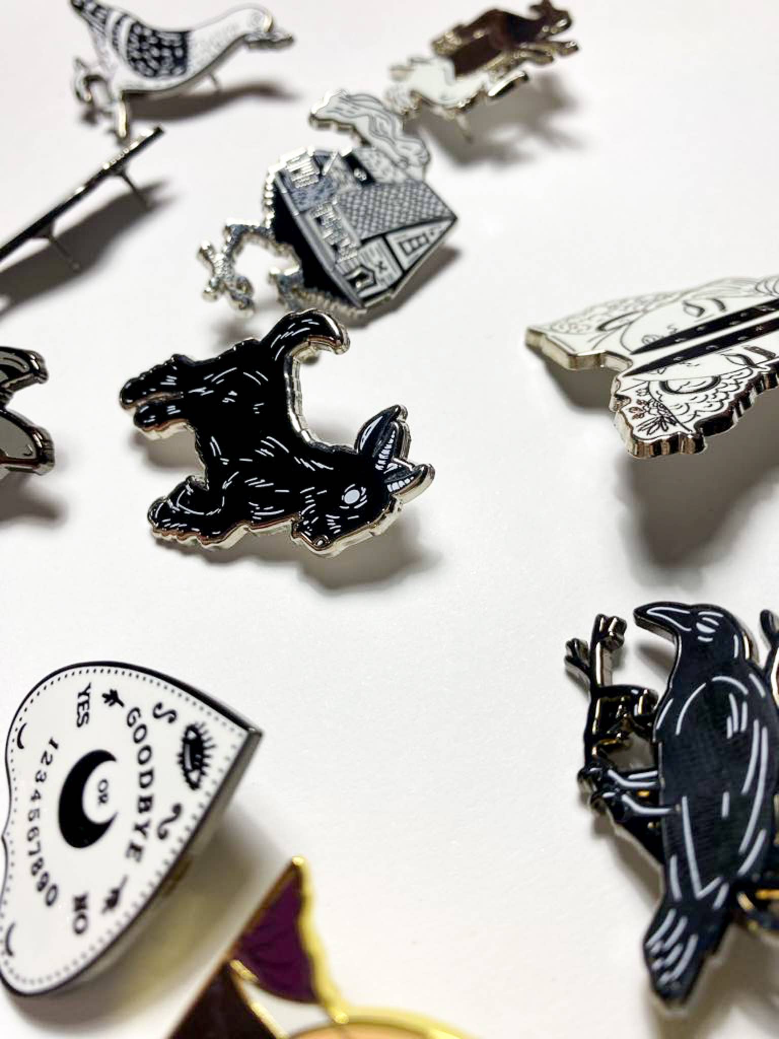 Goat Enamel Pin