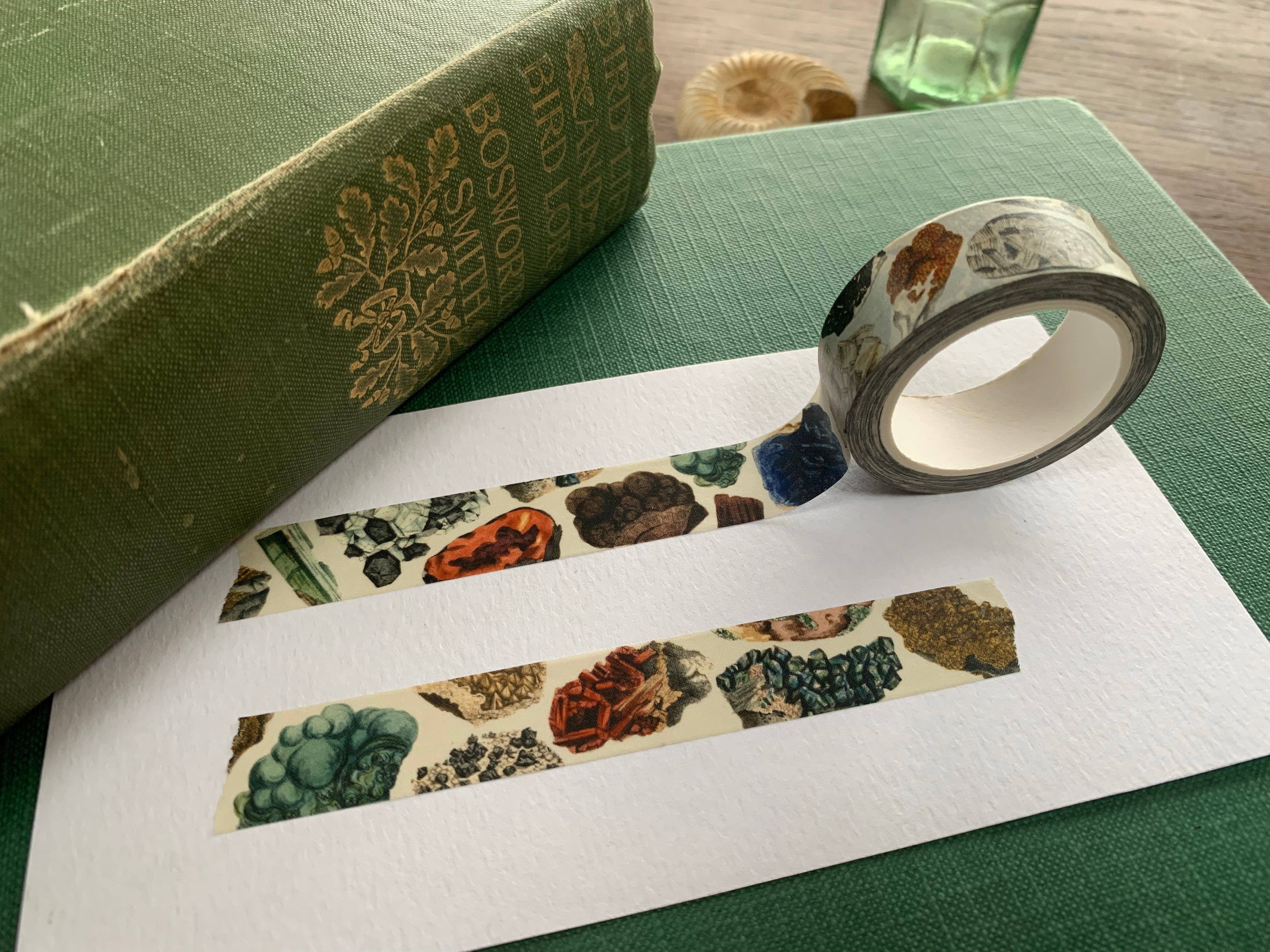 Crystal Gemstone ans Minerals Washi Tape