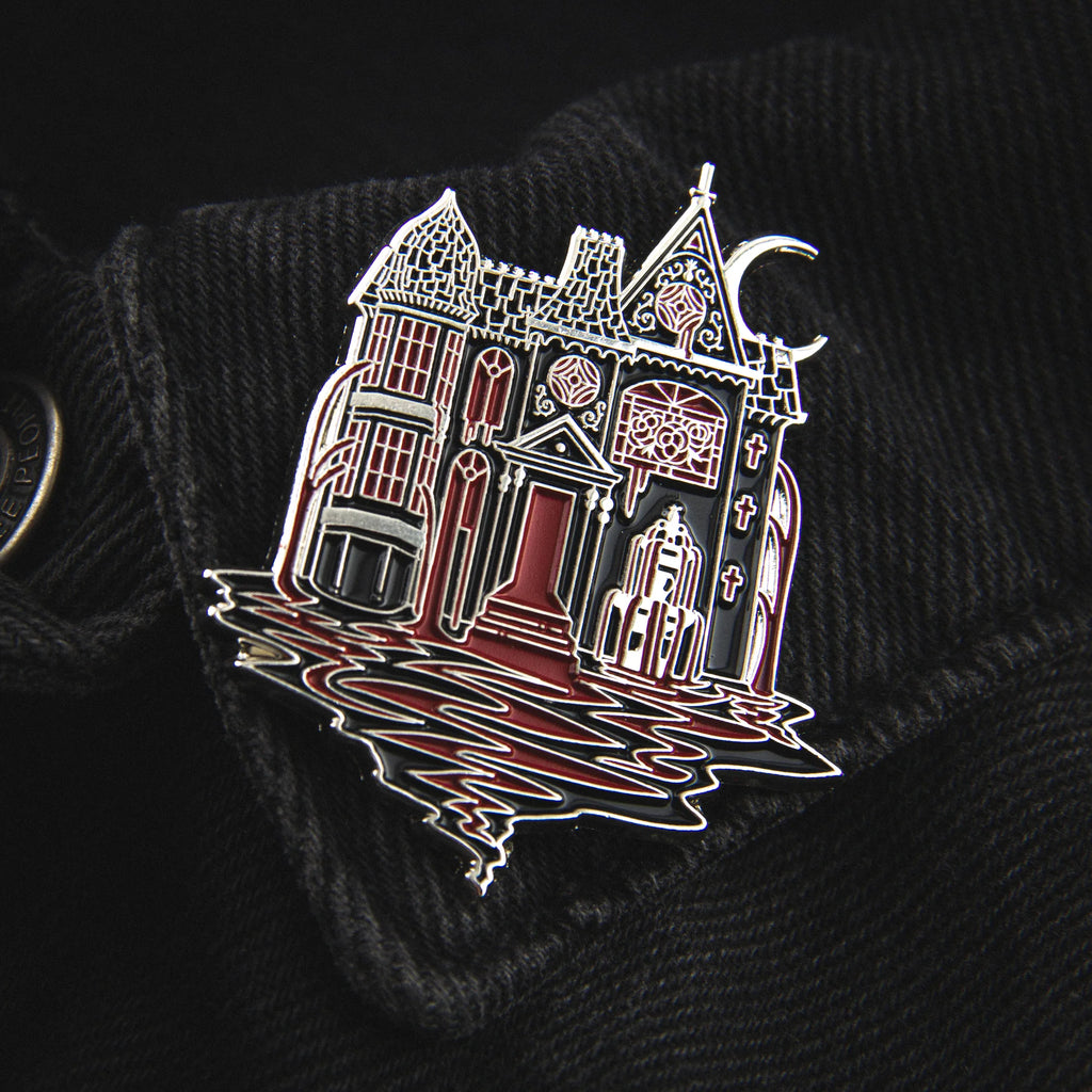 Bleeding Haunted Mansion Enamel Pin - Ectogasm