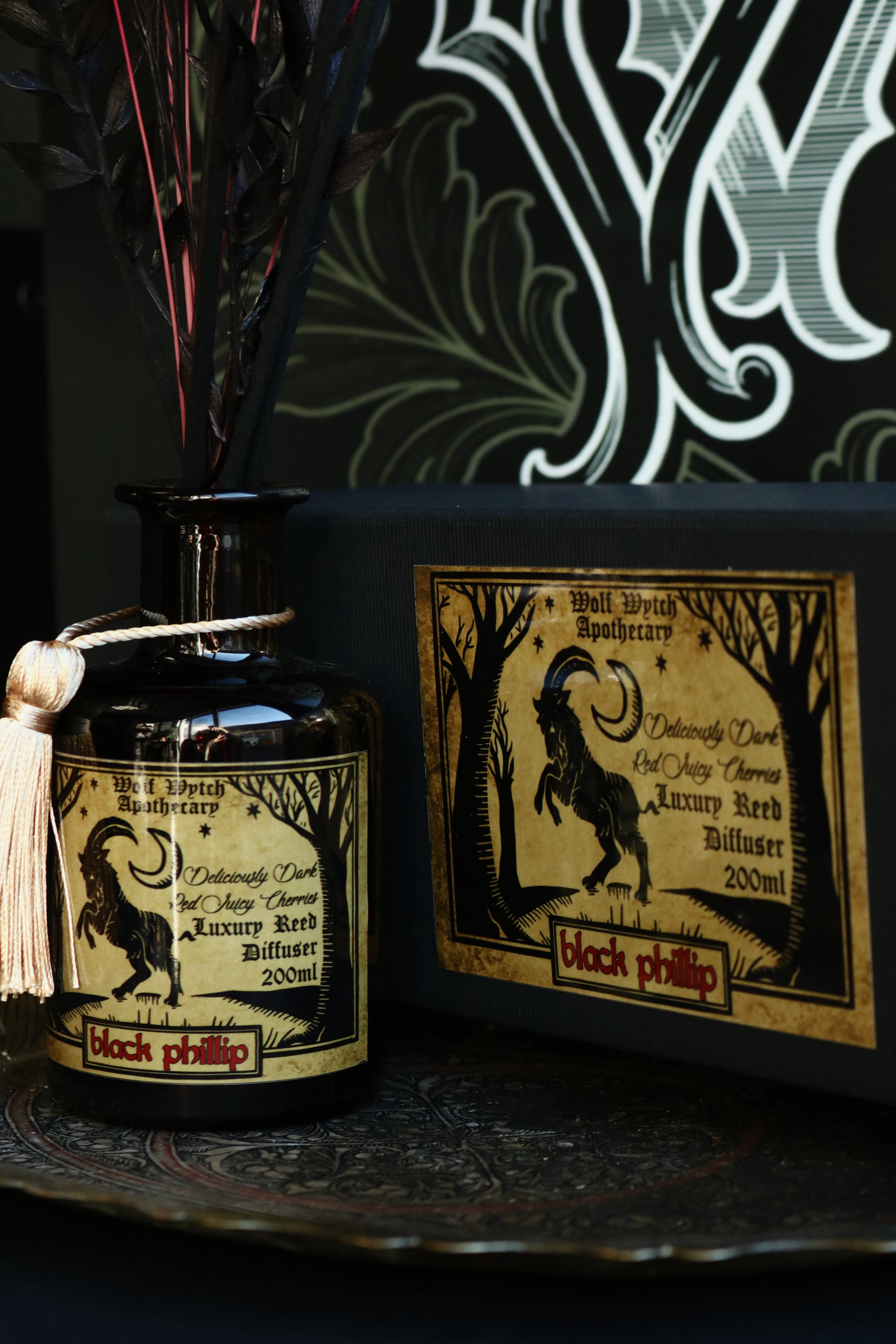 Black Phillip Luxury Diffuser - Dark Cherries