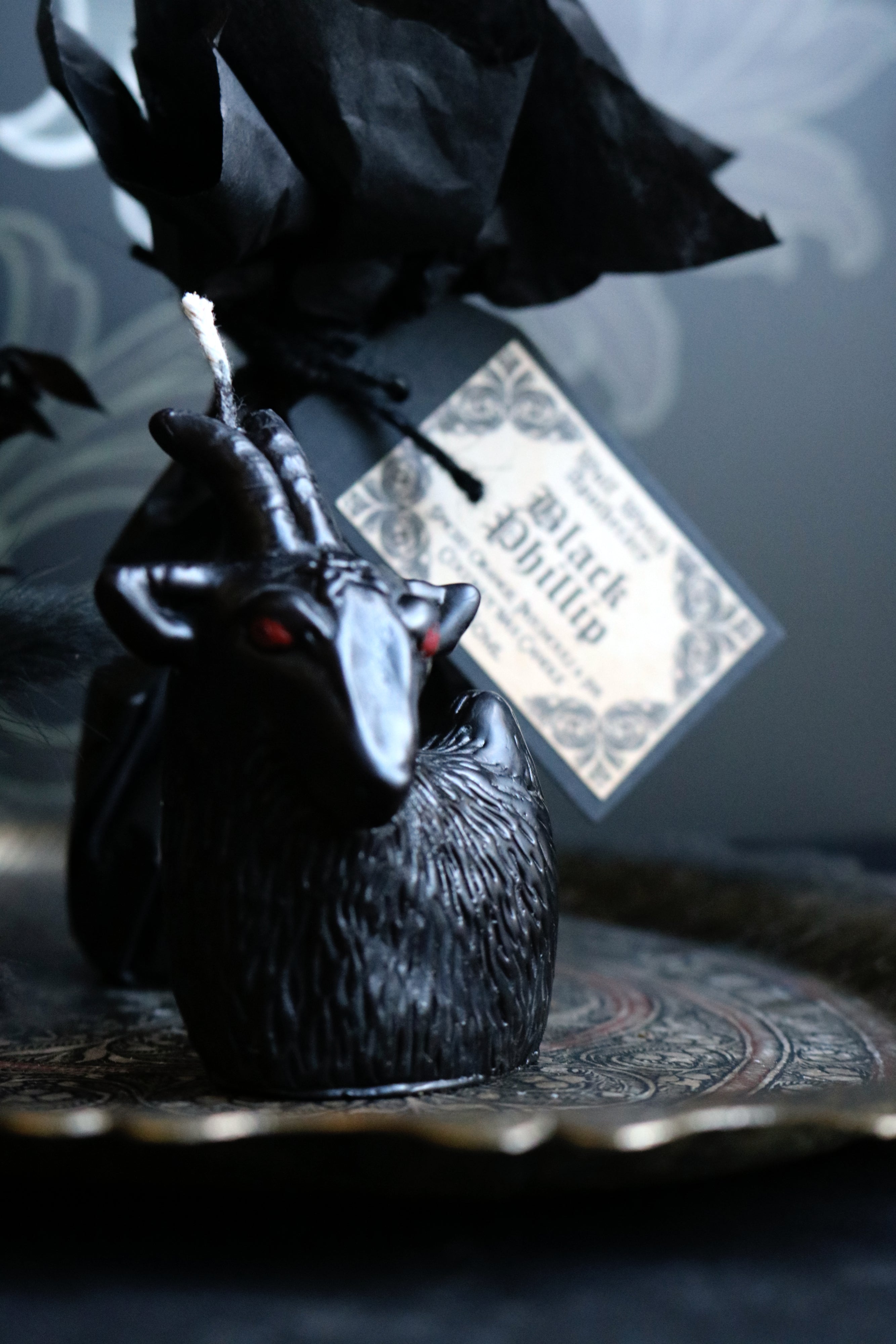 Black Phillip Pillar Candle