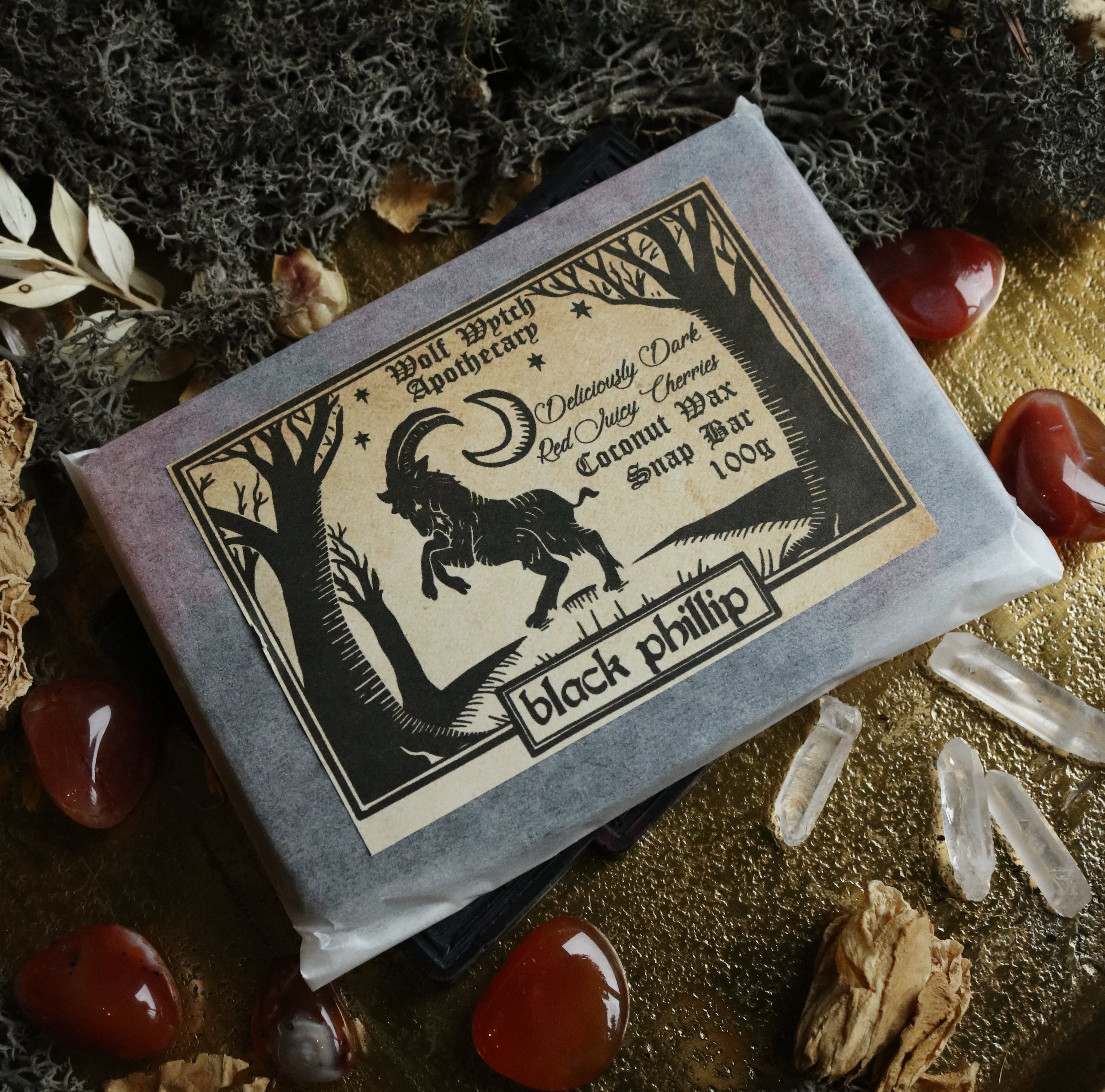 Black Phillip Snap Bar - Dark Cherries