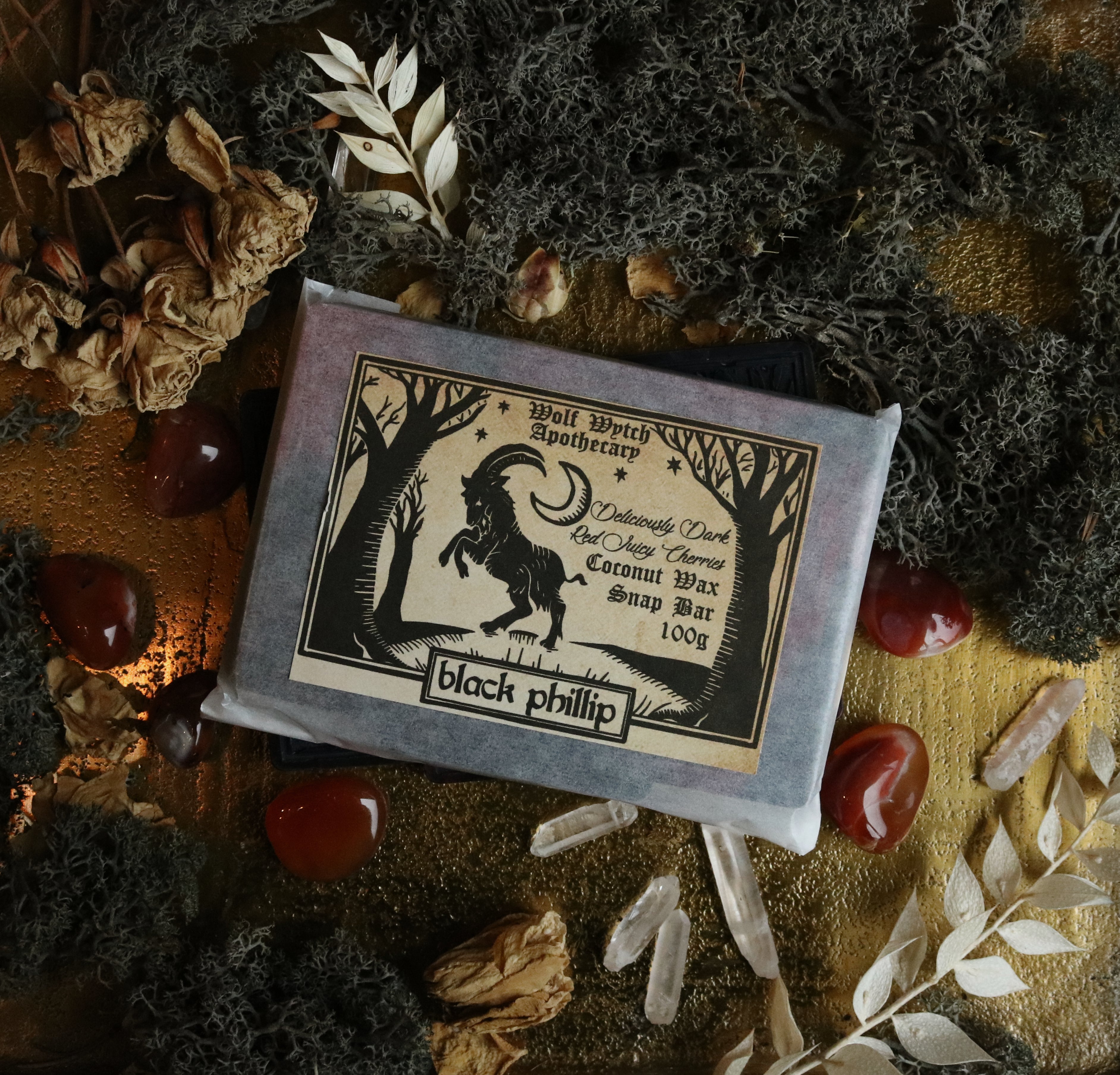 Black Phillip Snap Bar - Dark Cherries