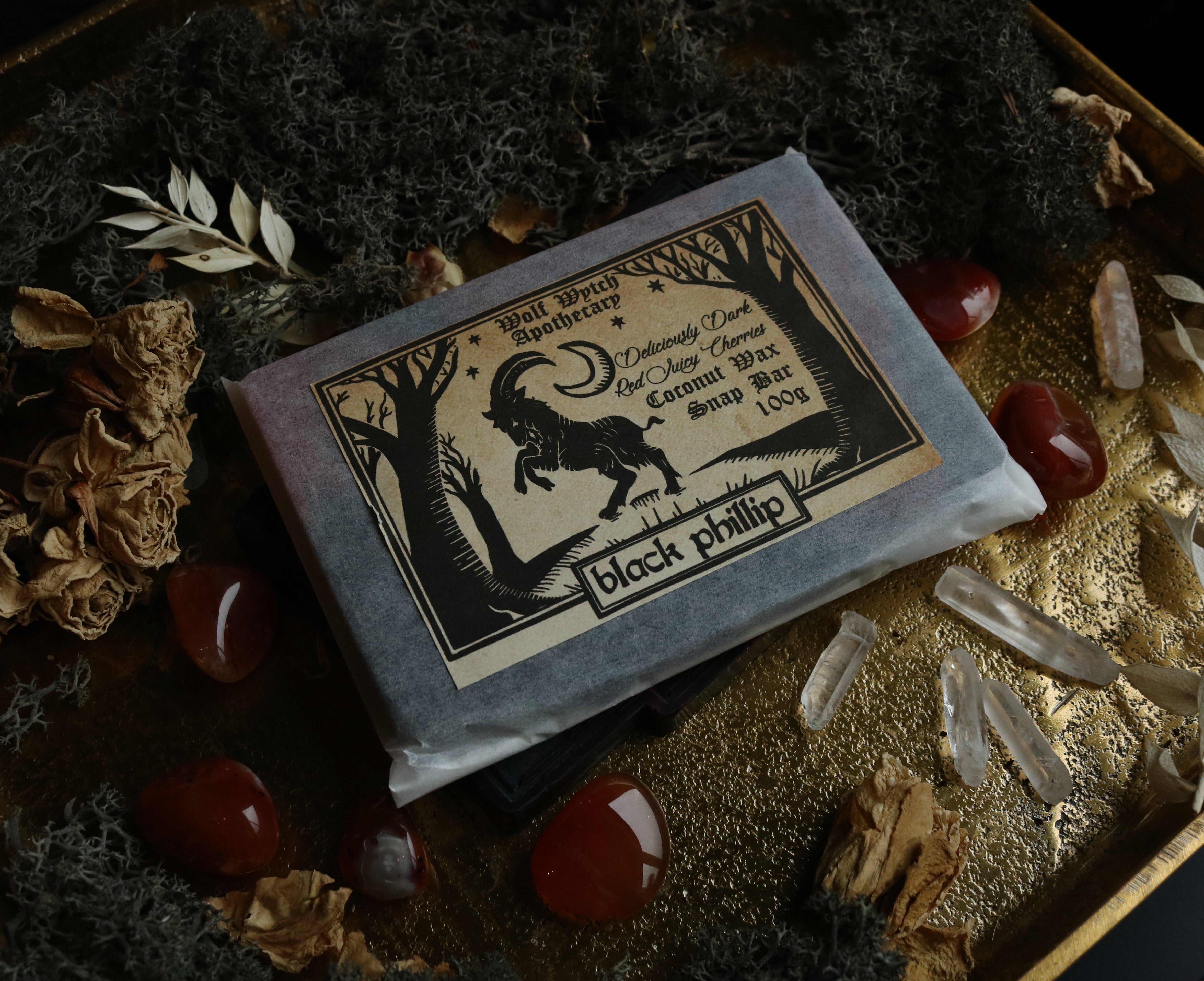 Black Phillip Snap Bar - Dark Cherries