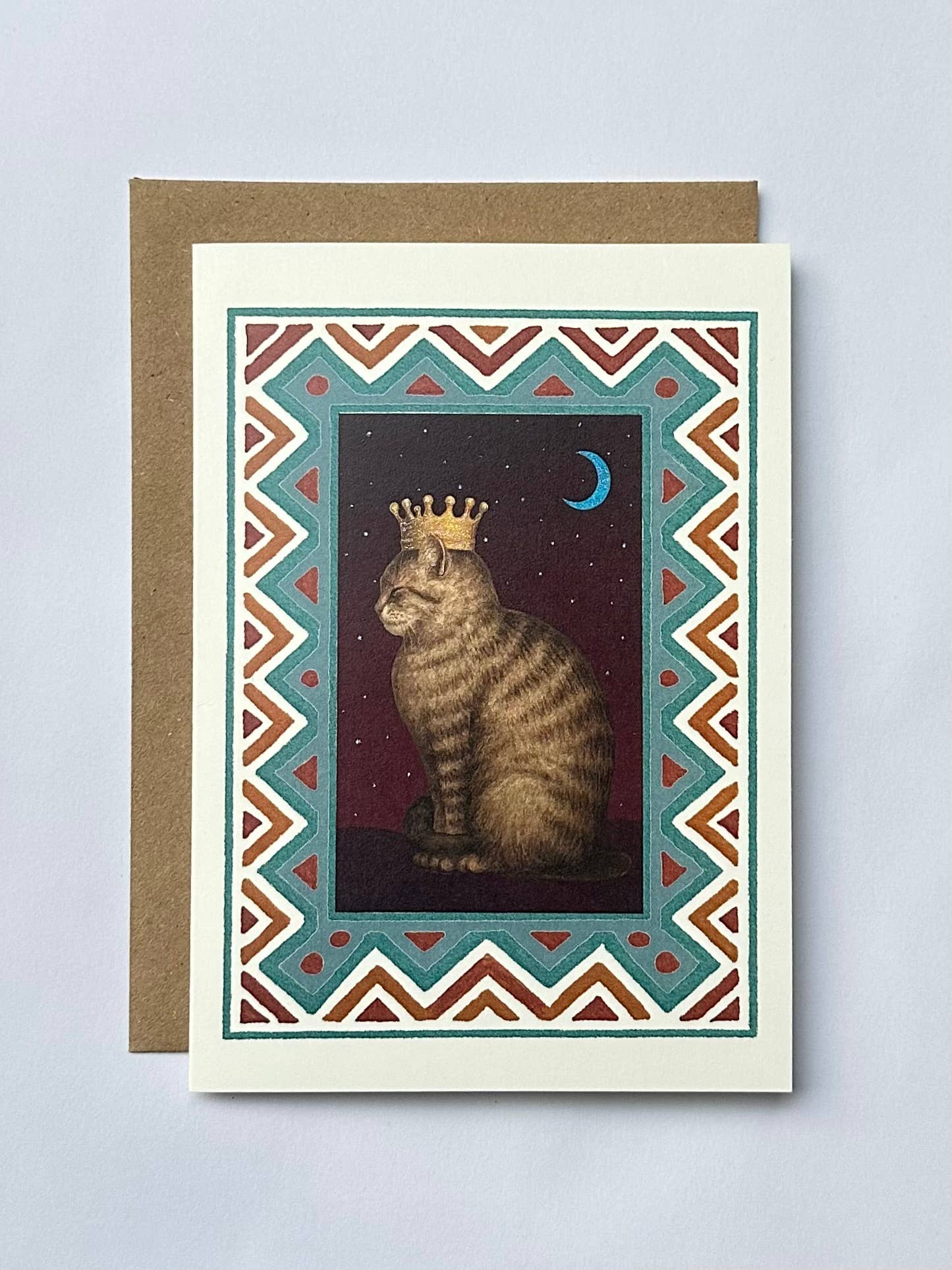 All Hail The Birthday King - Glitter Embellished Card