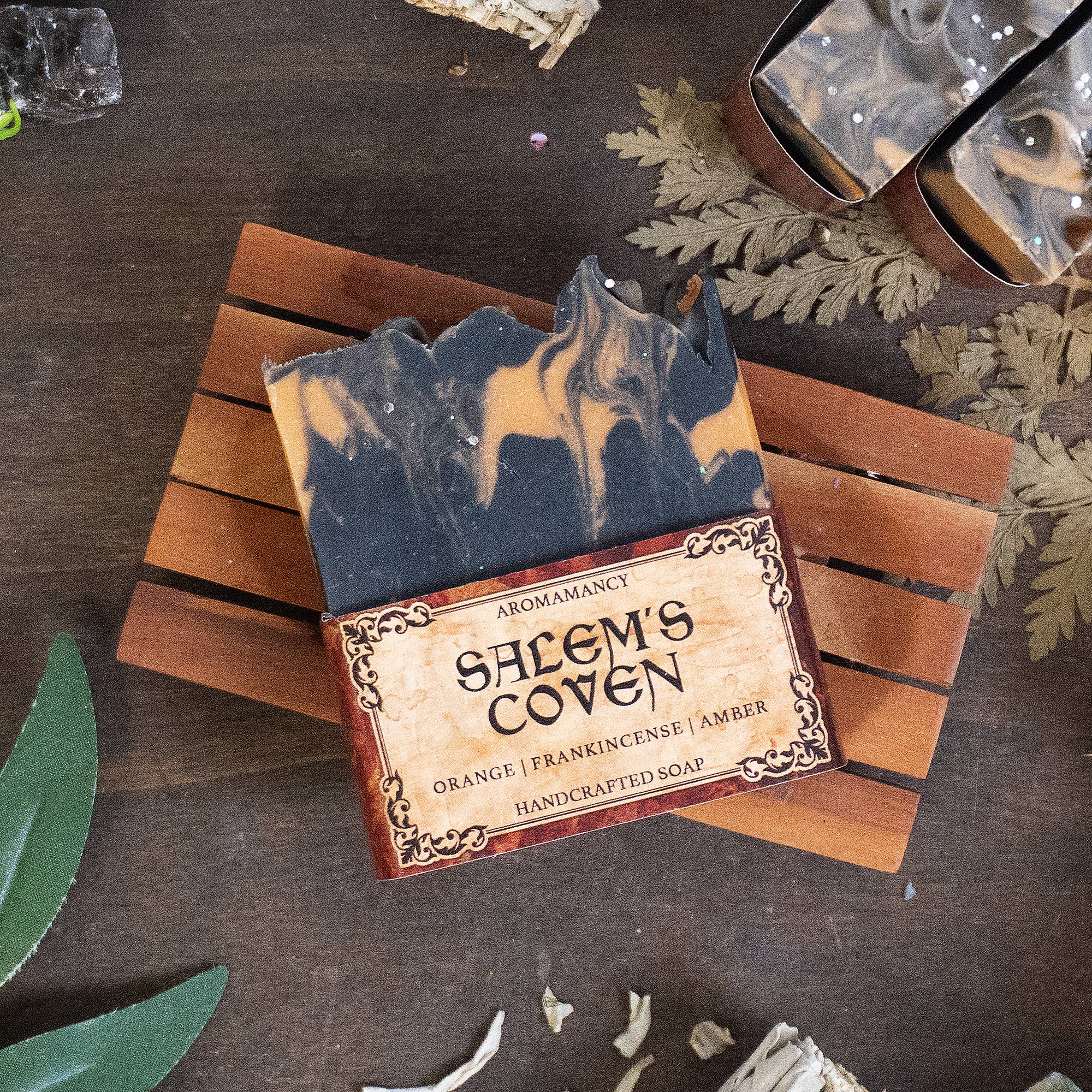 Salem’s Coven Soap - Orange, Frankincense, Amber