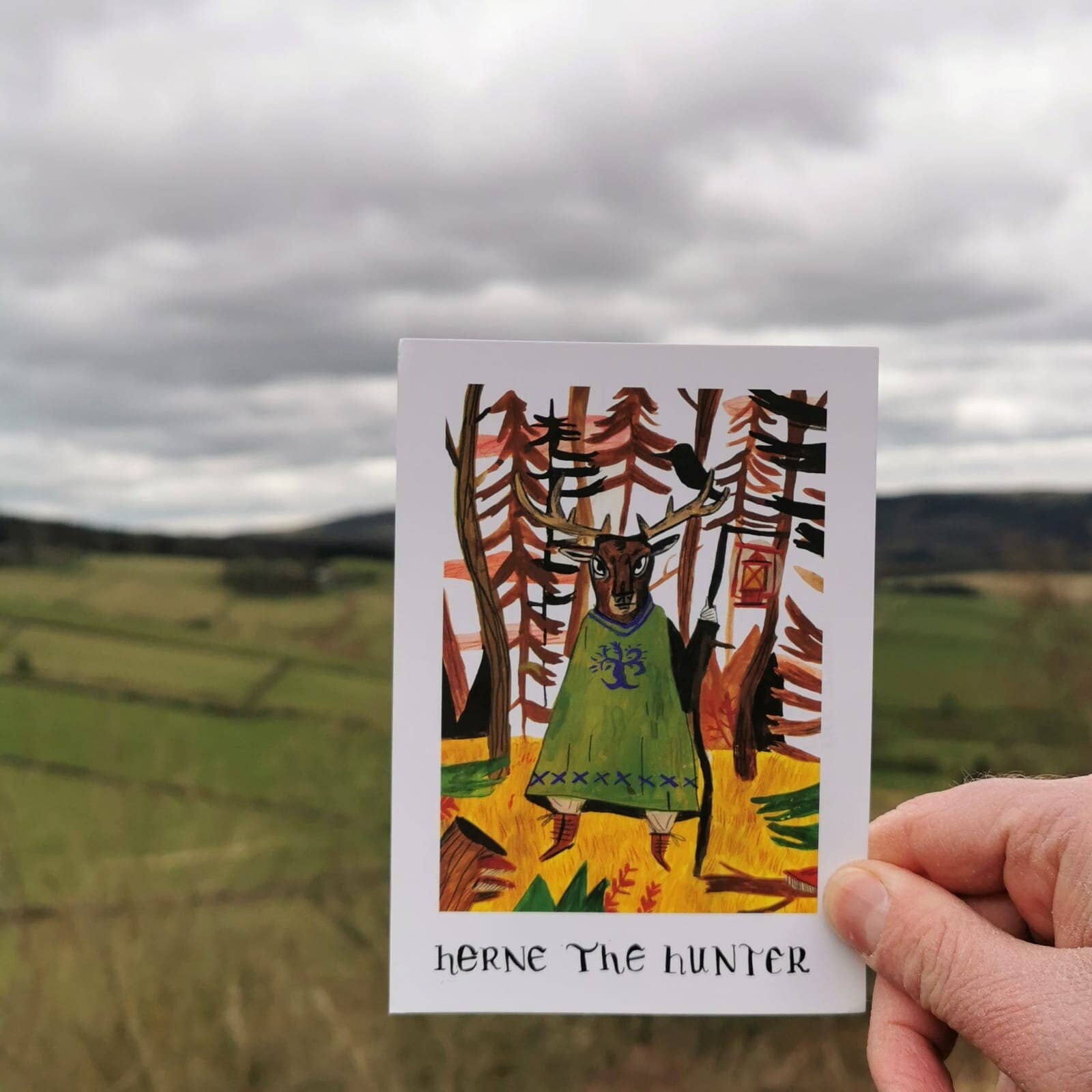 Herne The Hunter Postcard