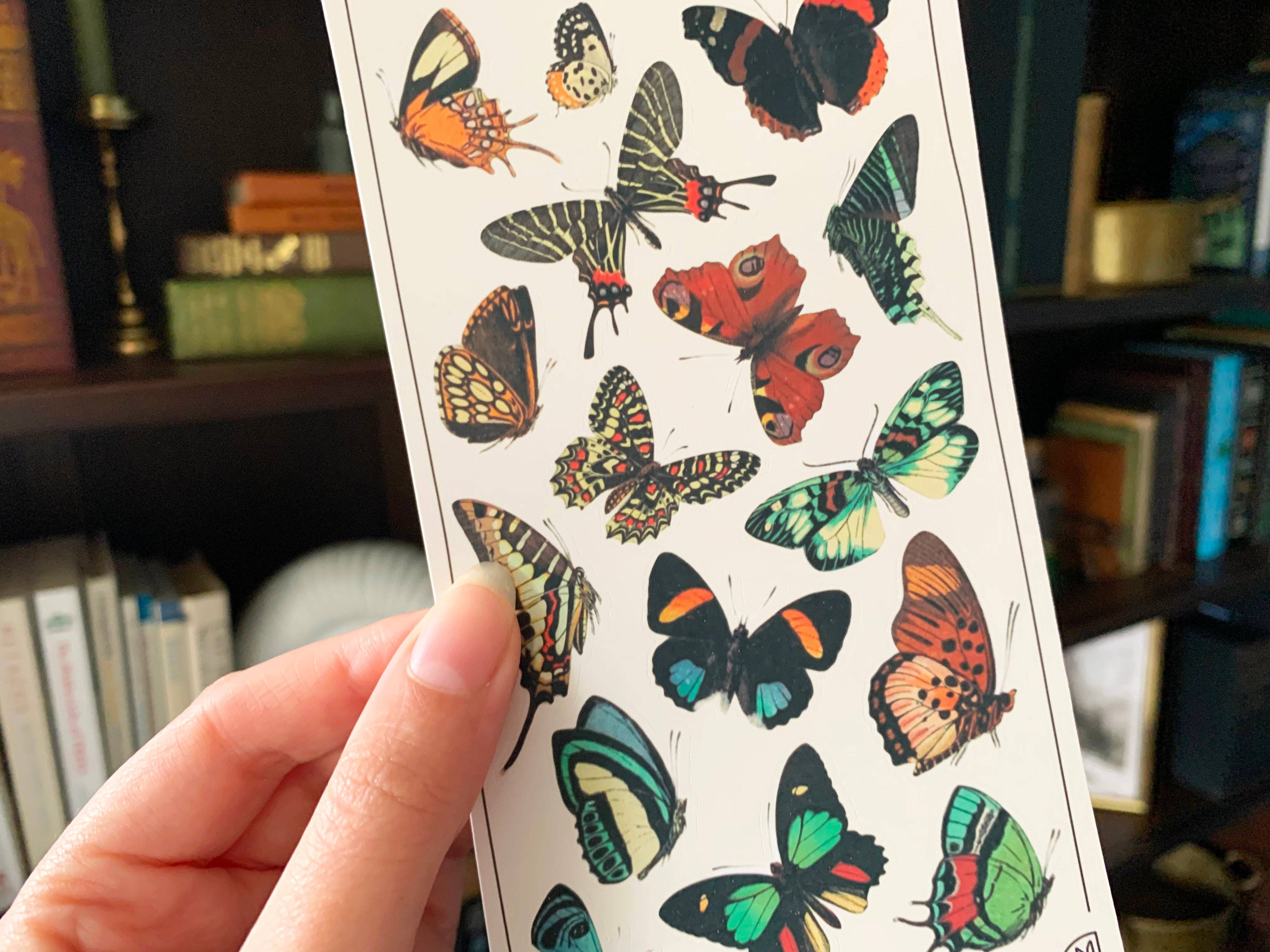 Vintage Butterflies II Sticker Sheet