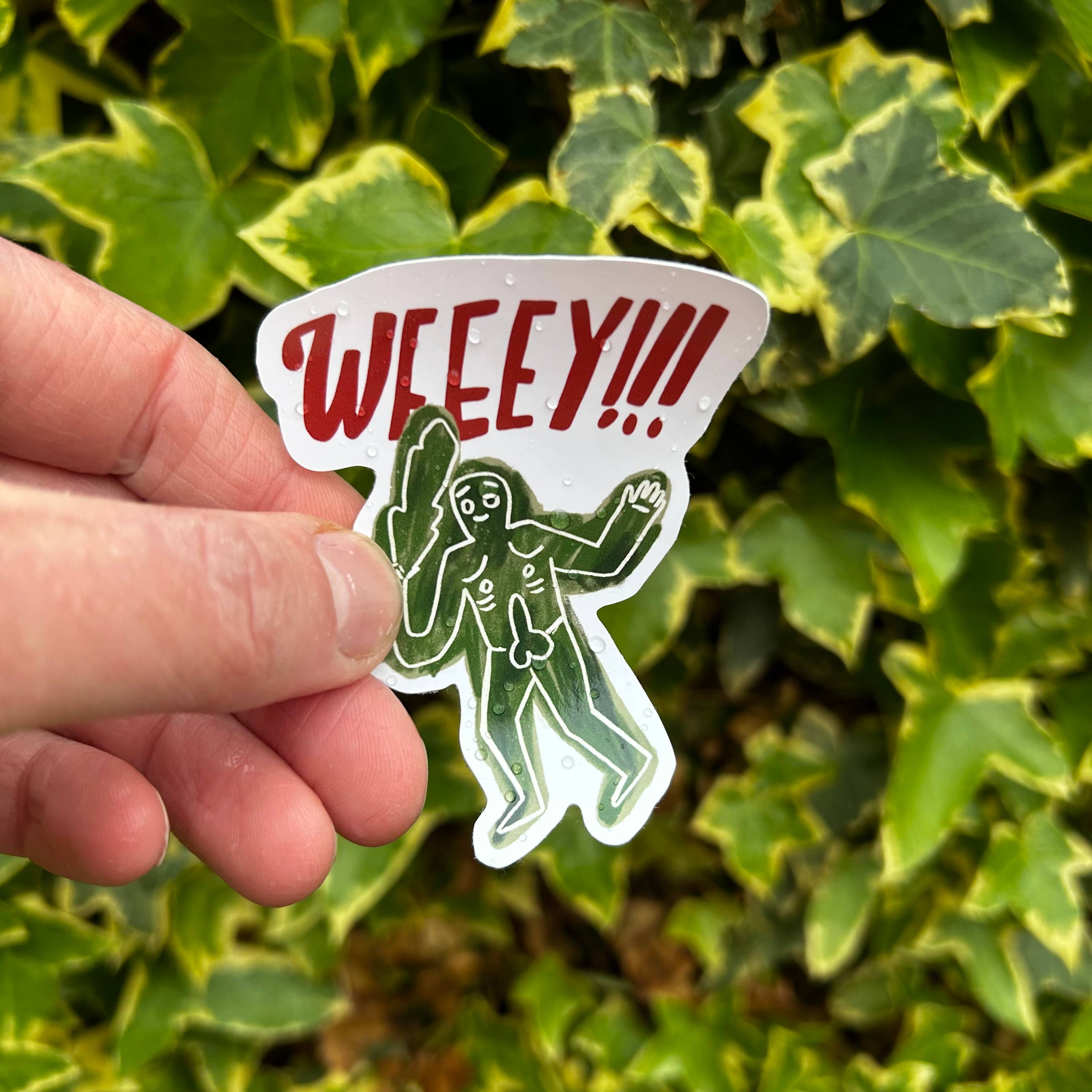Weeeey Cerne Abbas Giant Sticker