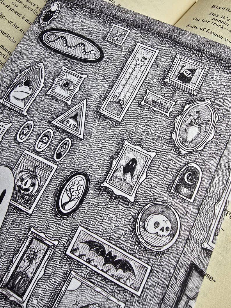 Ghost Gallery Greetings Card