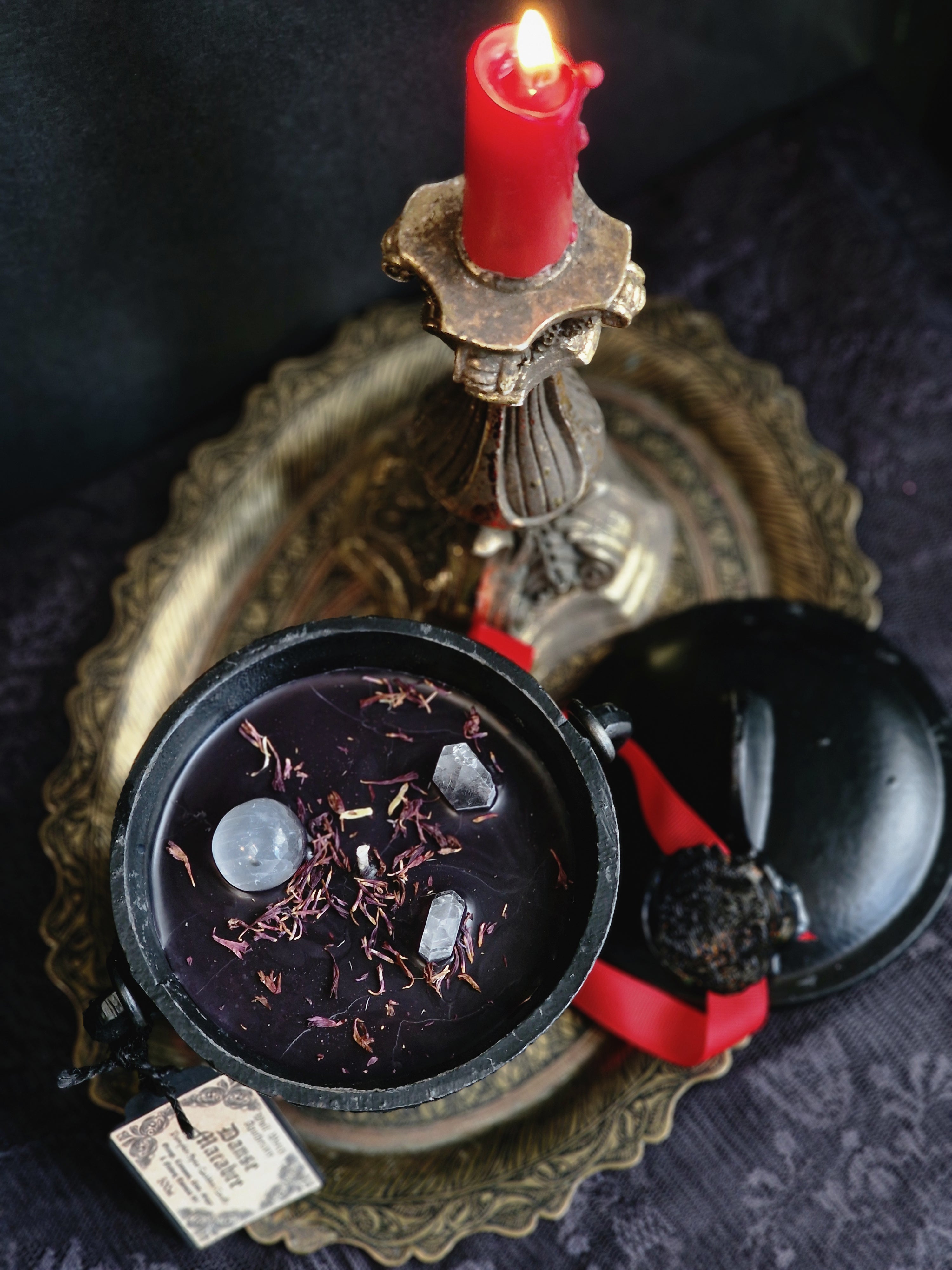 Danse Macabre Cauldron Candle - NEW VERSION