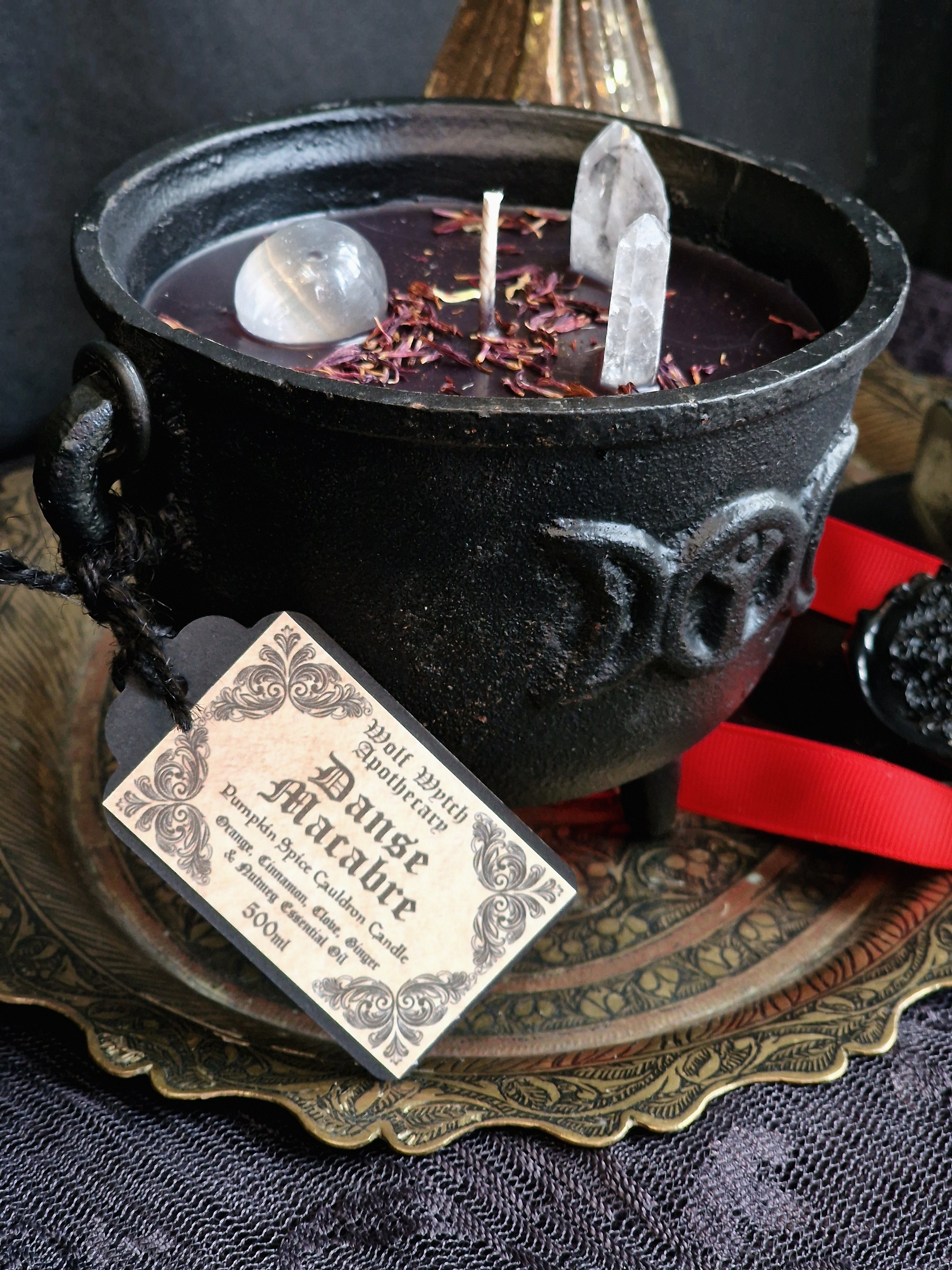 Danse Macabre Cauldron Candle - NEW VERSION
