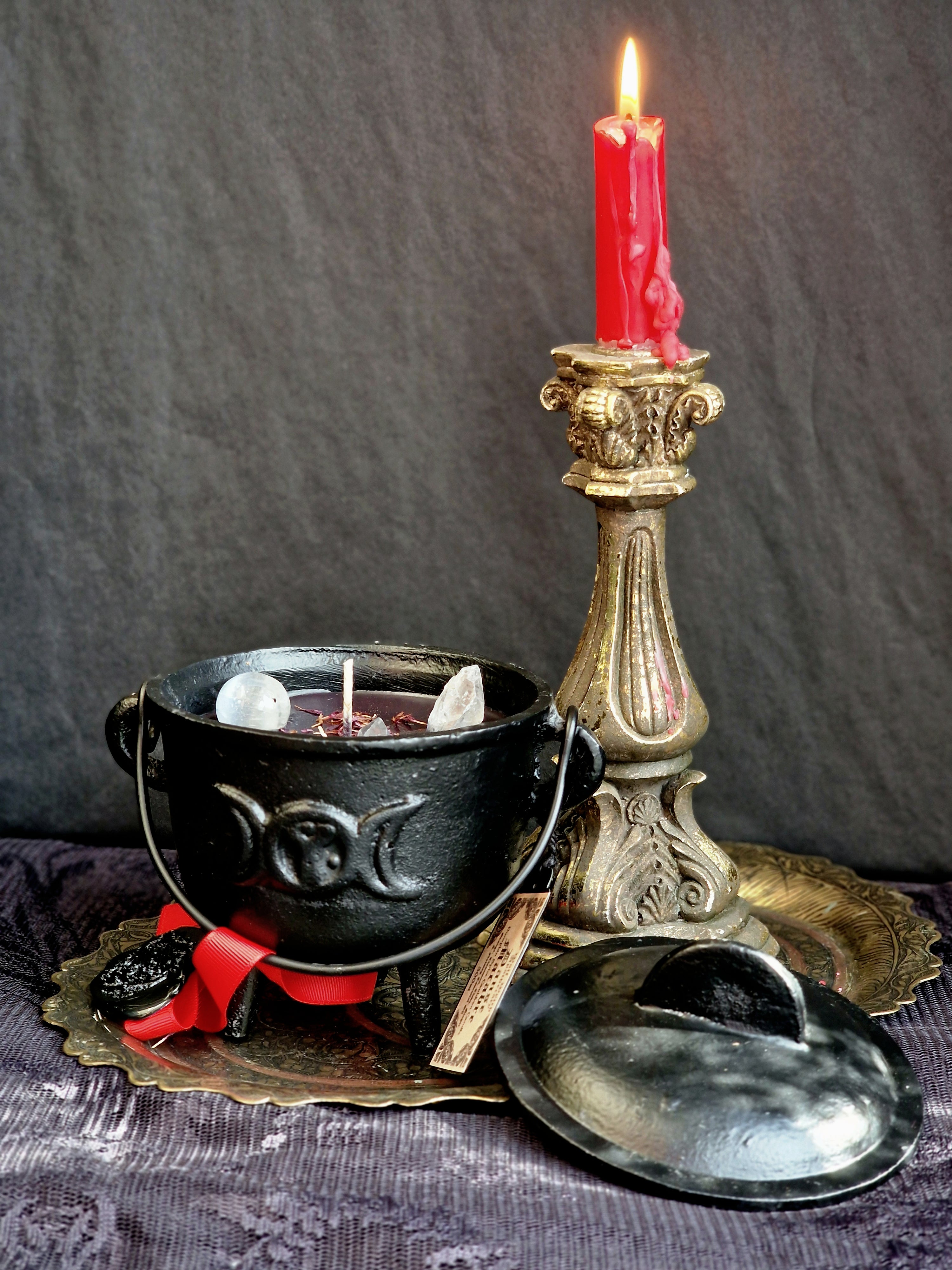 Danse Macabre Cauldron Candle - NEW VERSION