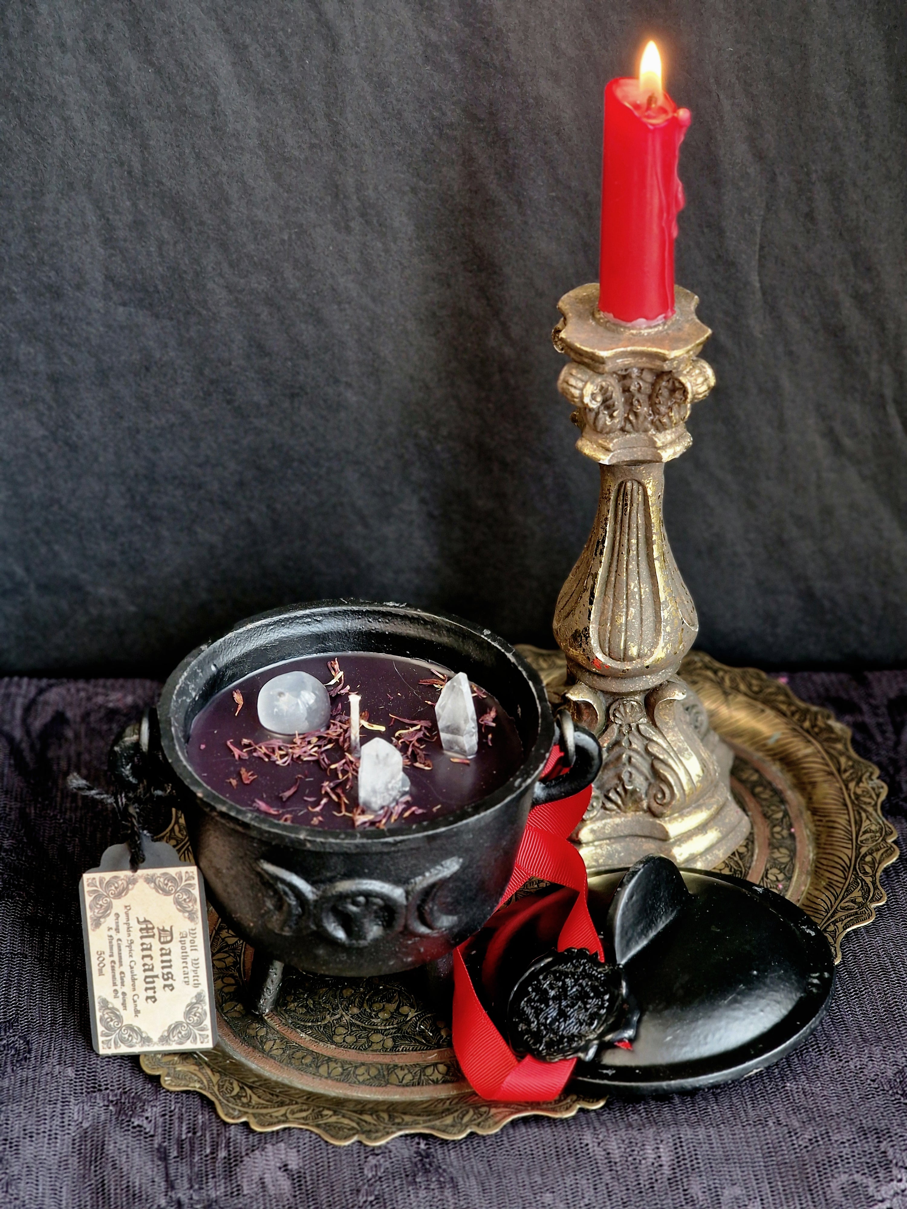 Danse Macabre Cauldron Candle - NEW VERSION