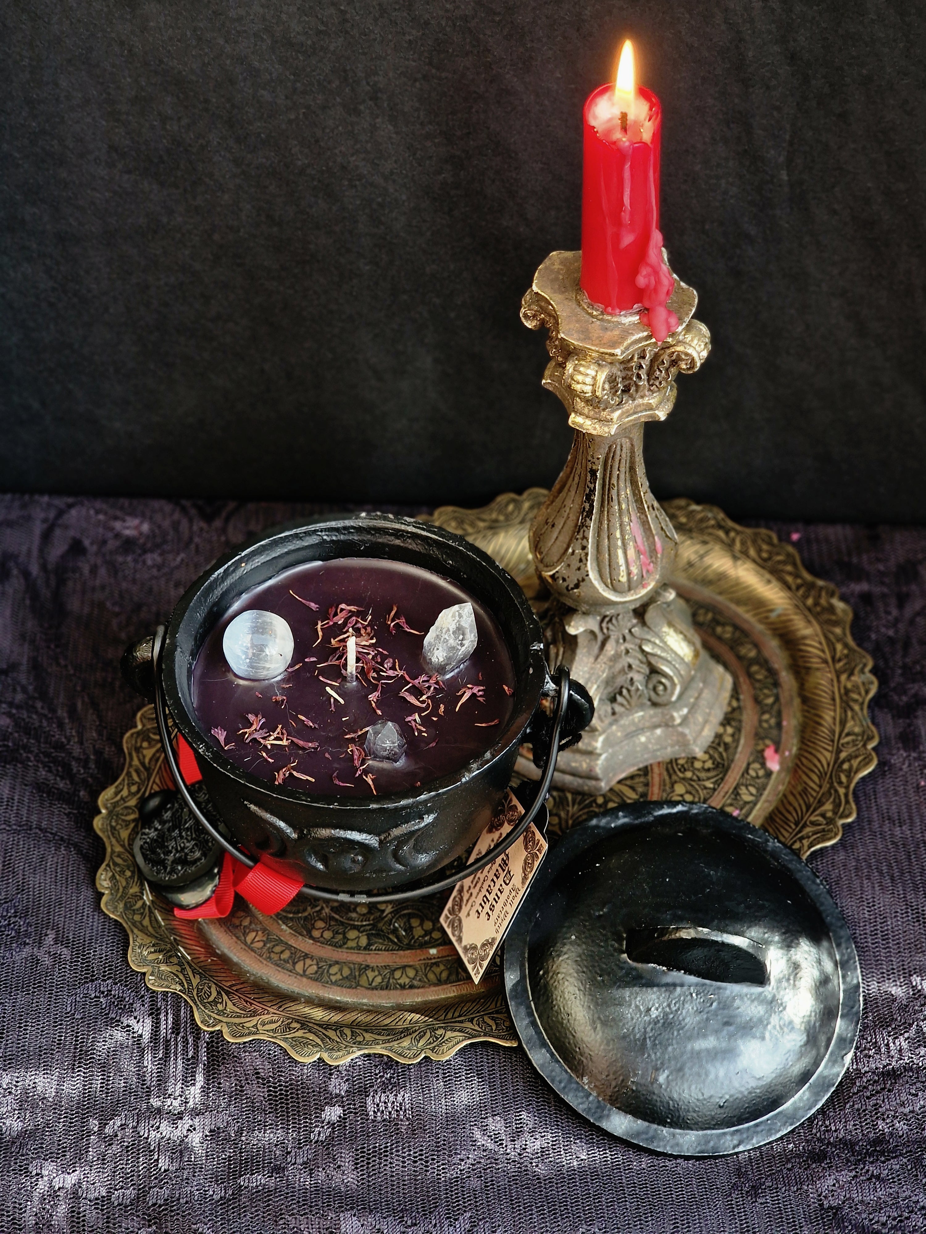 Danse Macabre Cauldron Candle - NEW VERSION