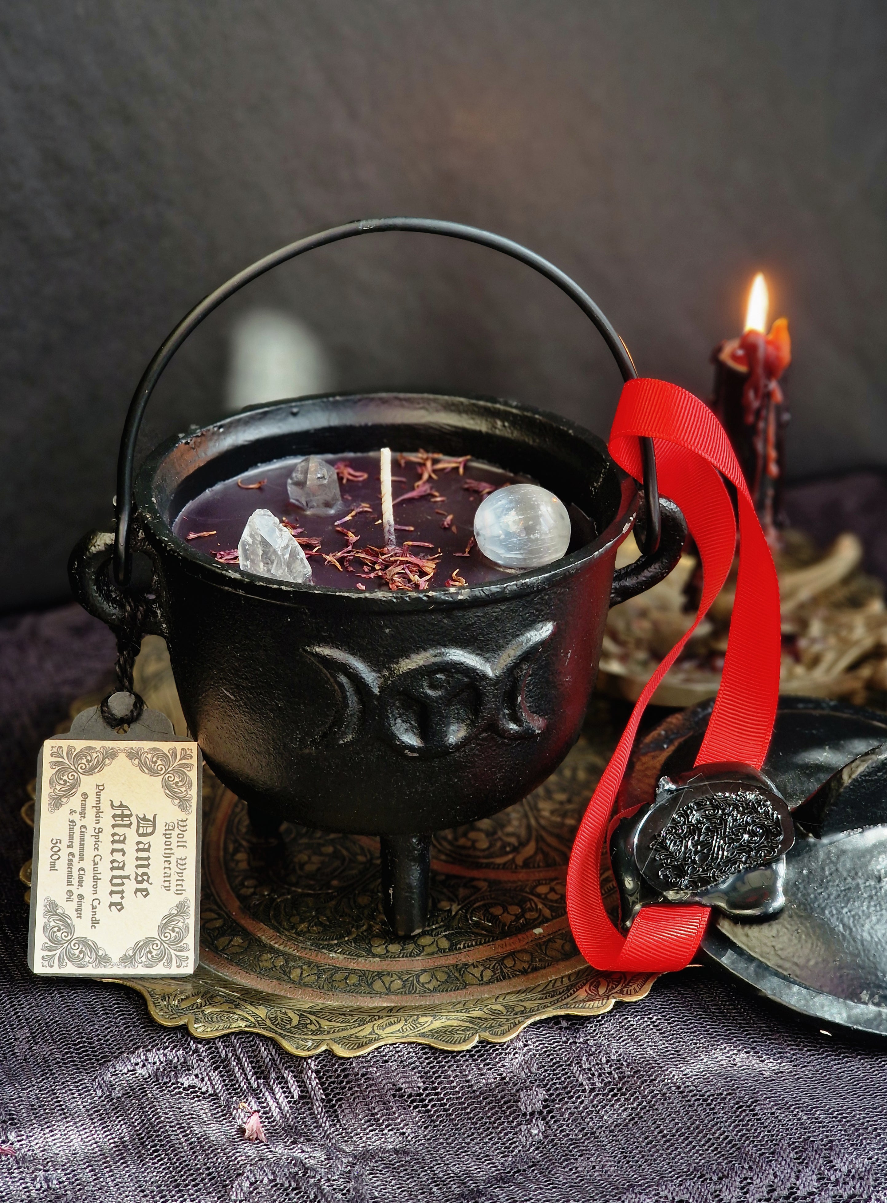 Danse Macabre Cauldron Candle - NEW VERSION