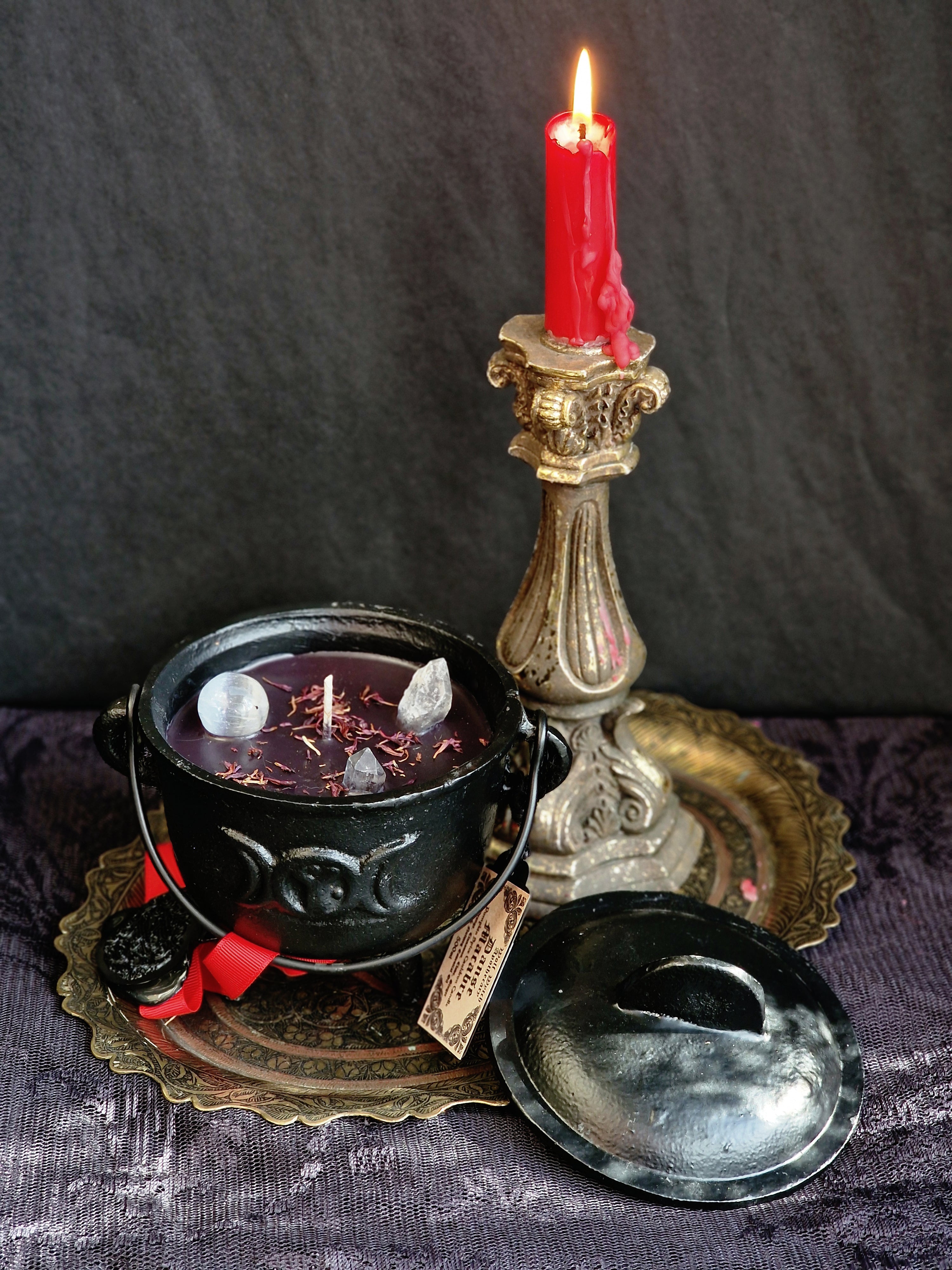 Danse Macabre Cauldron Candle - NEW VERSION