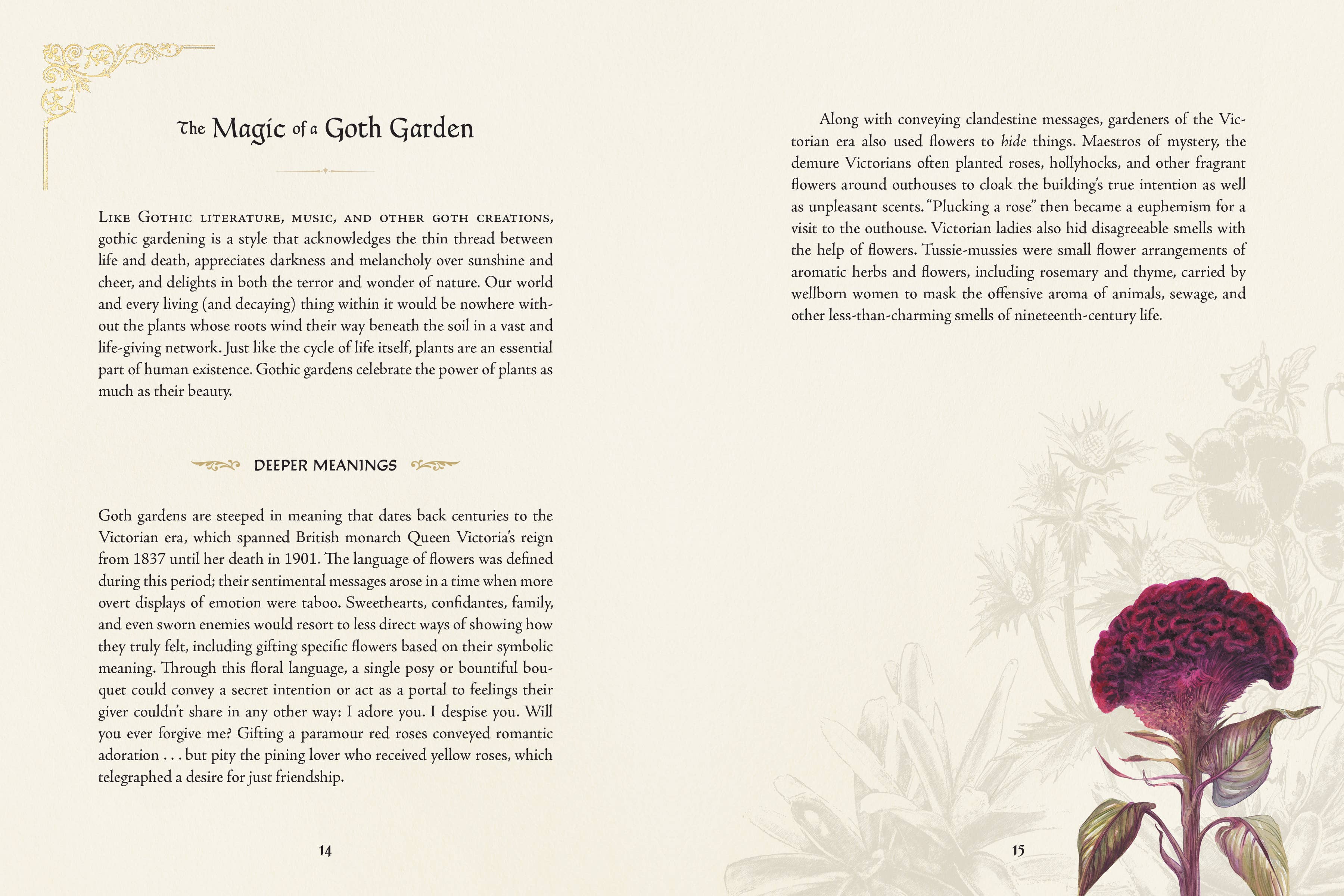 The Goth Garden by Felicia Feaster