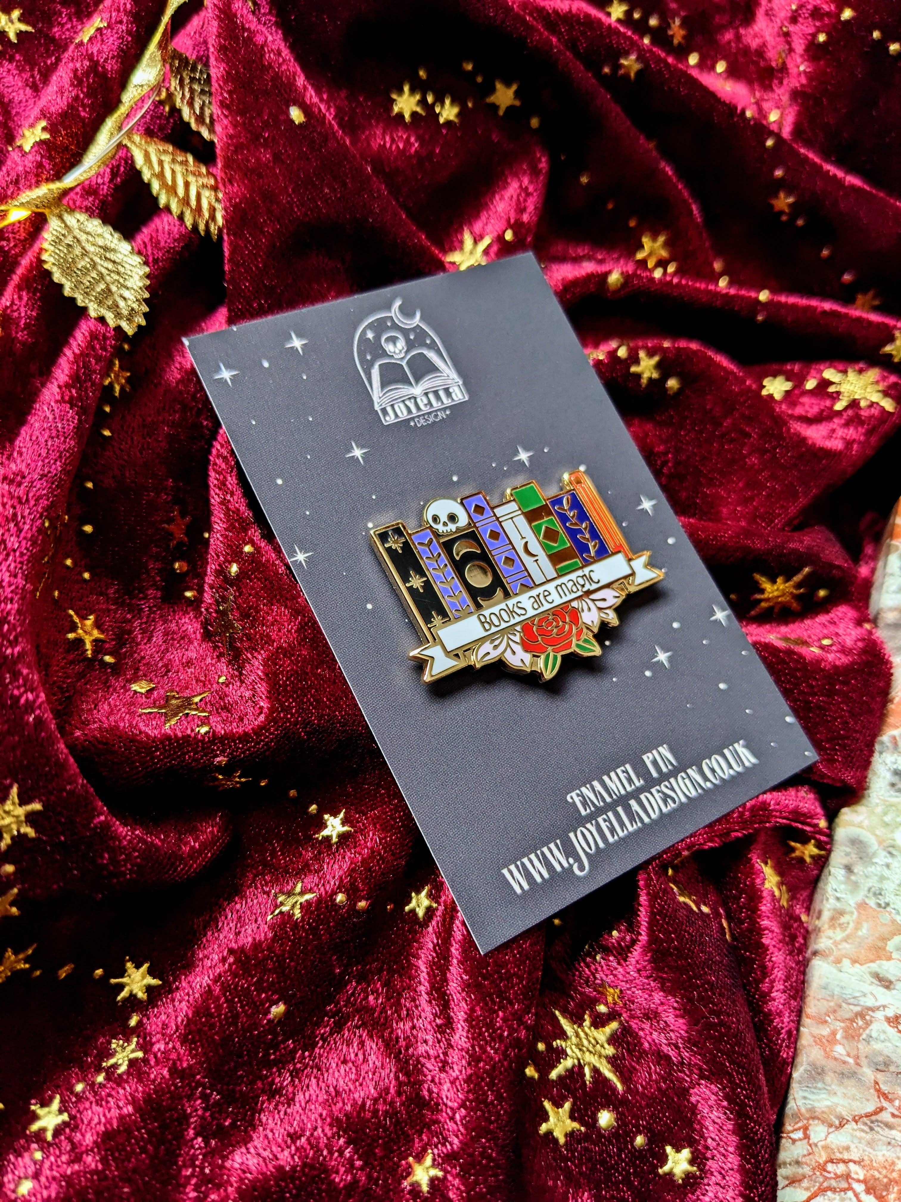 Books are Magic Enamel Pin