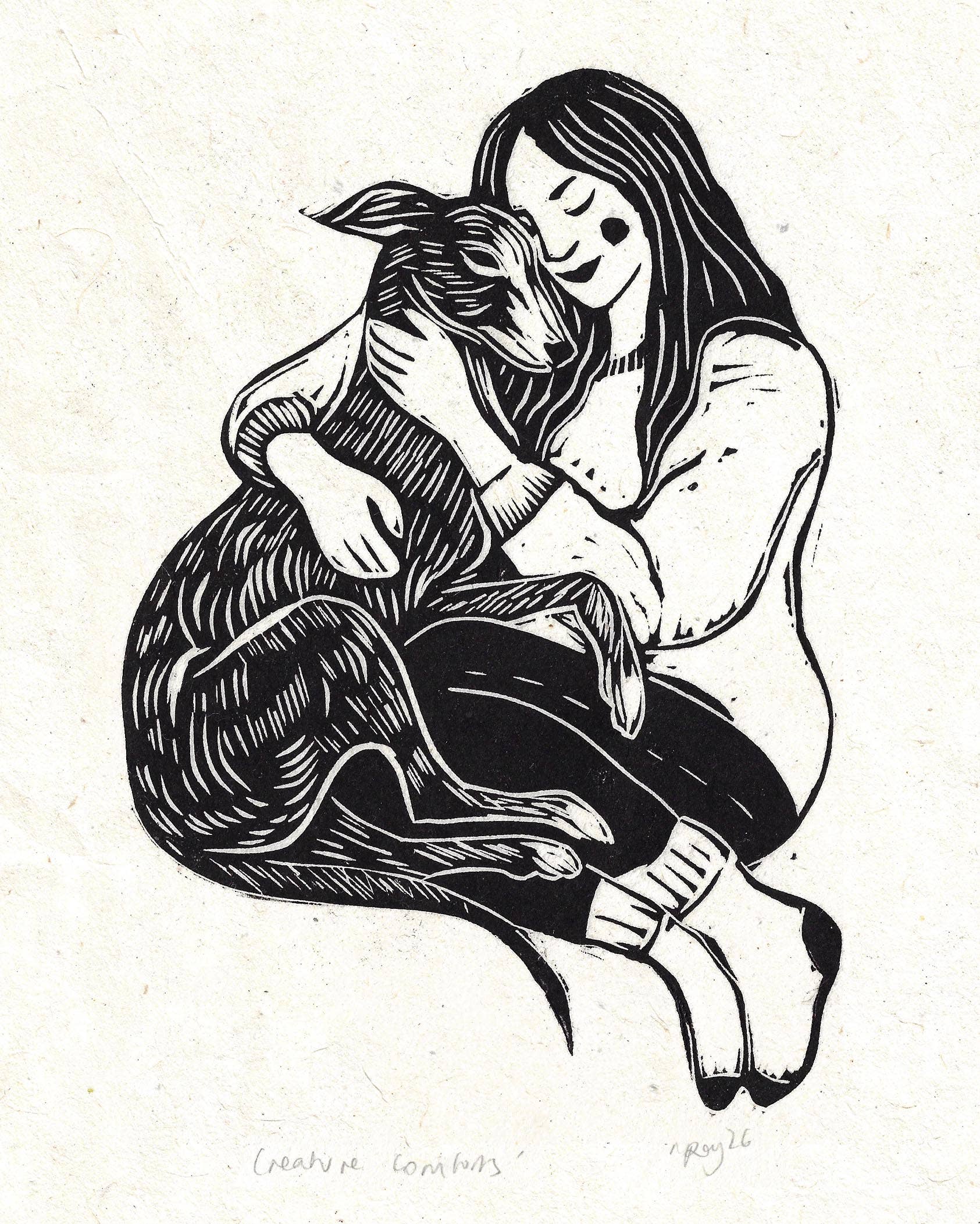 Creature Comfort Greetings Card