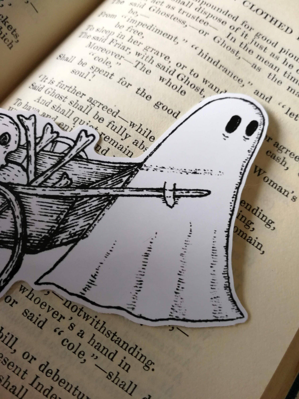 Bonecart Ghost Vinyl Sticker
