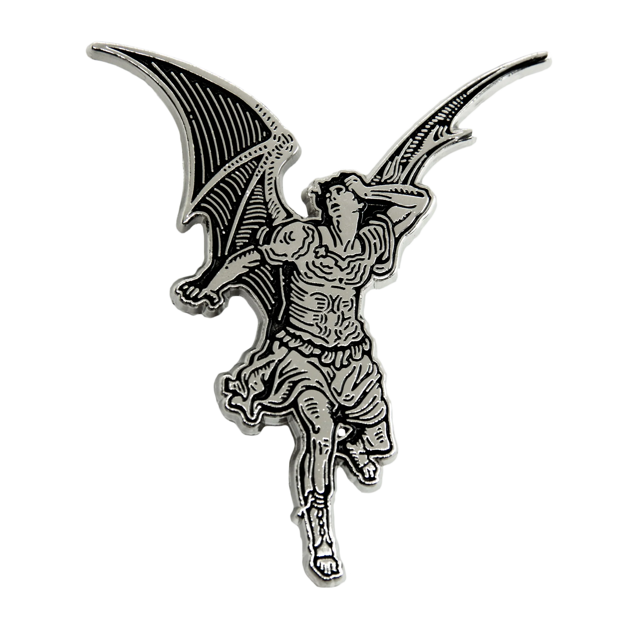 Gustave Dore Lucifer Enamel Pin - Ectogasm