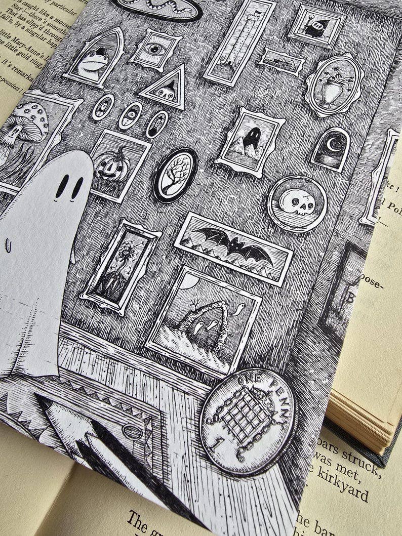 Ghost Gallery Greetings Card
