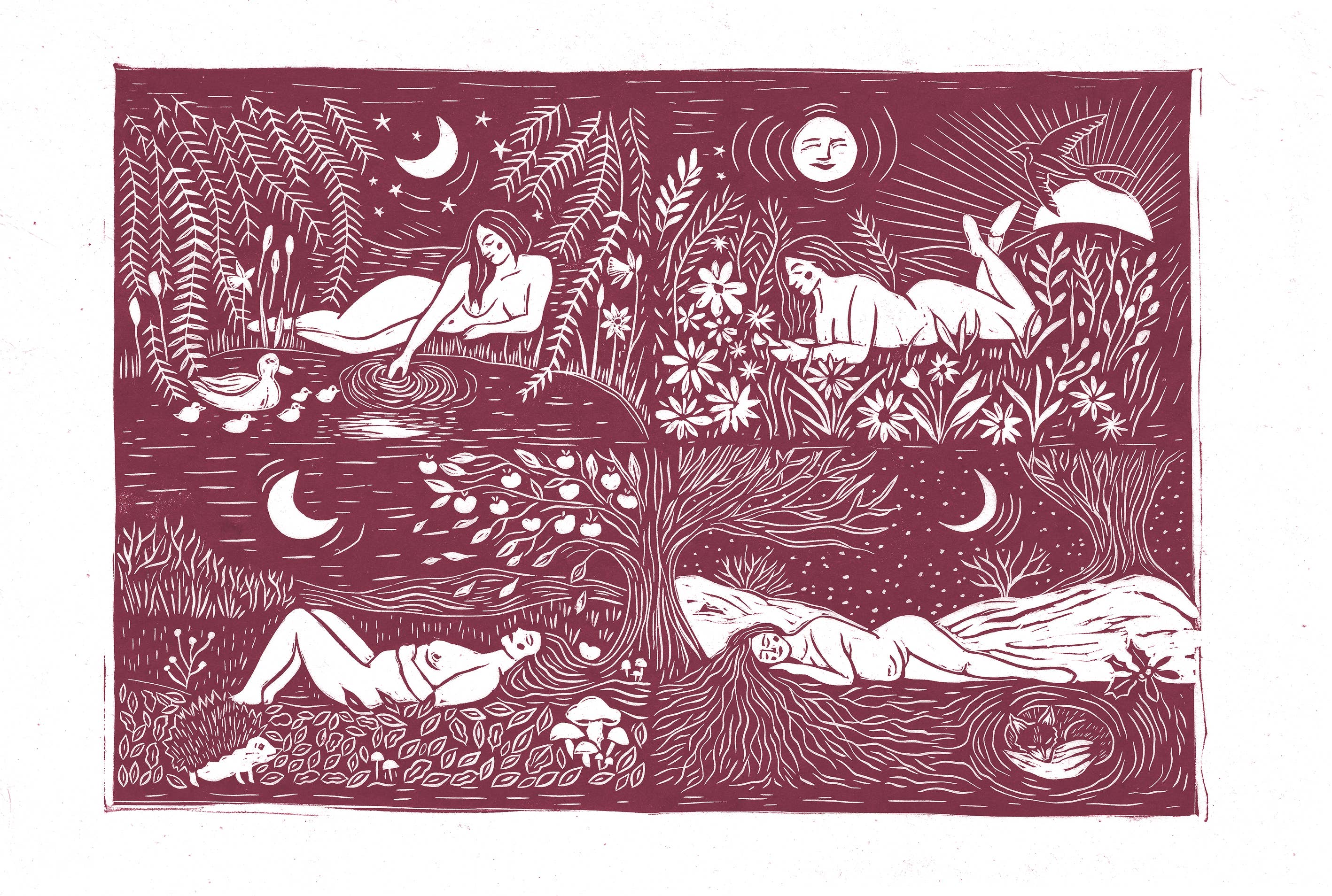 Season's Rest, Wheel Of The Year Greeting Card