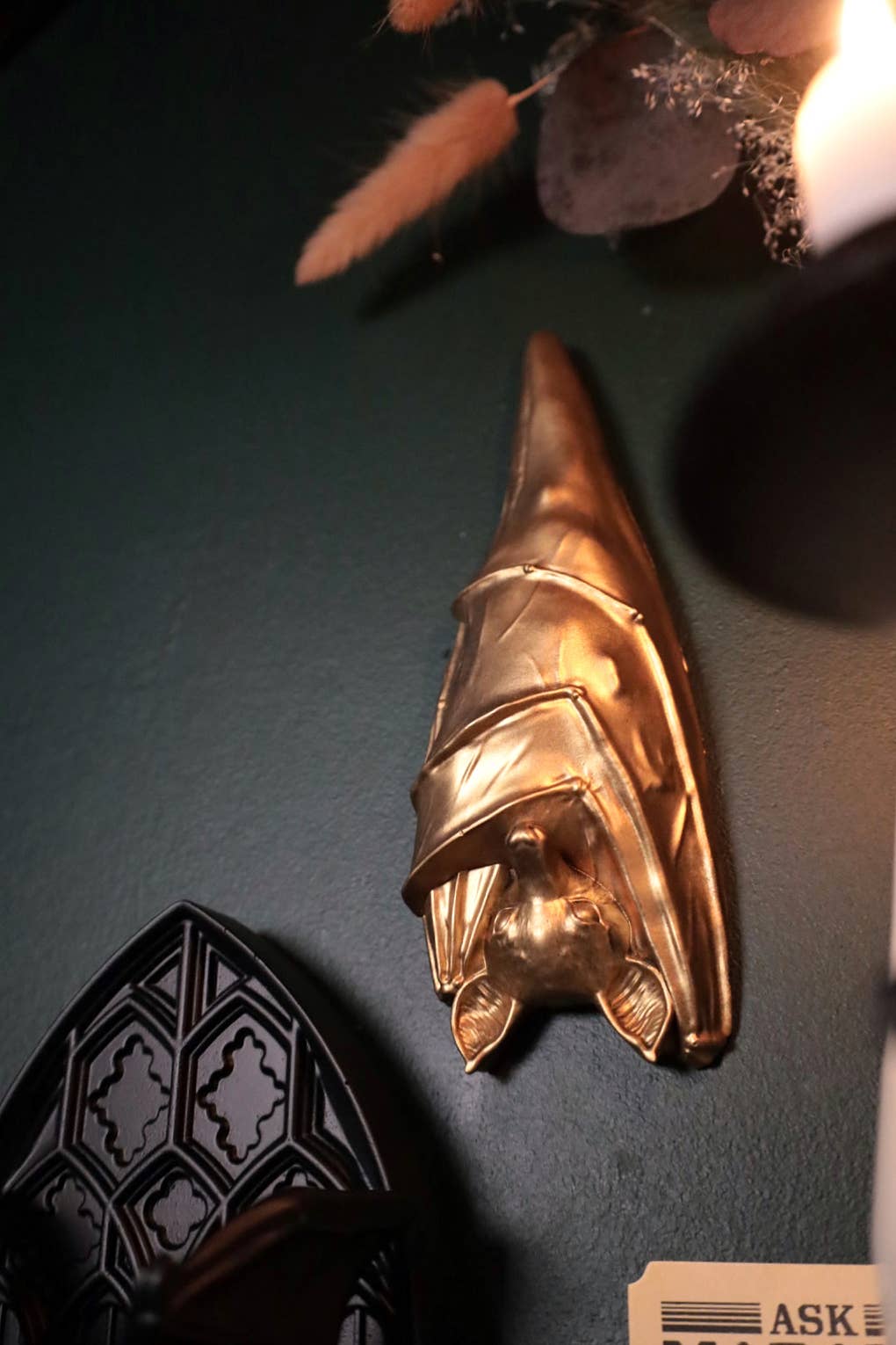 Sleeping Bat Wall Hanging