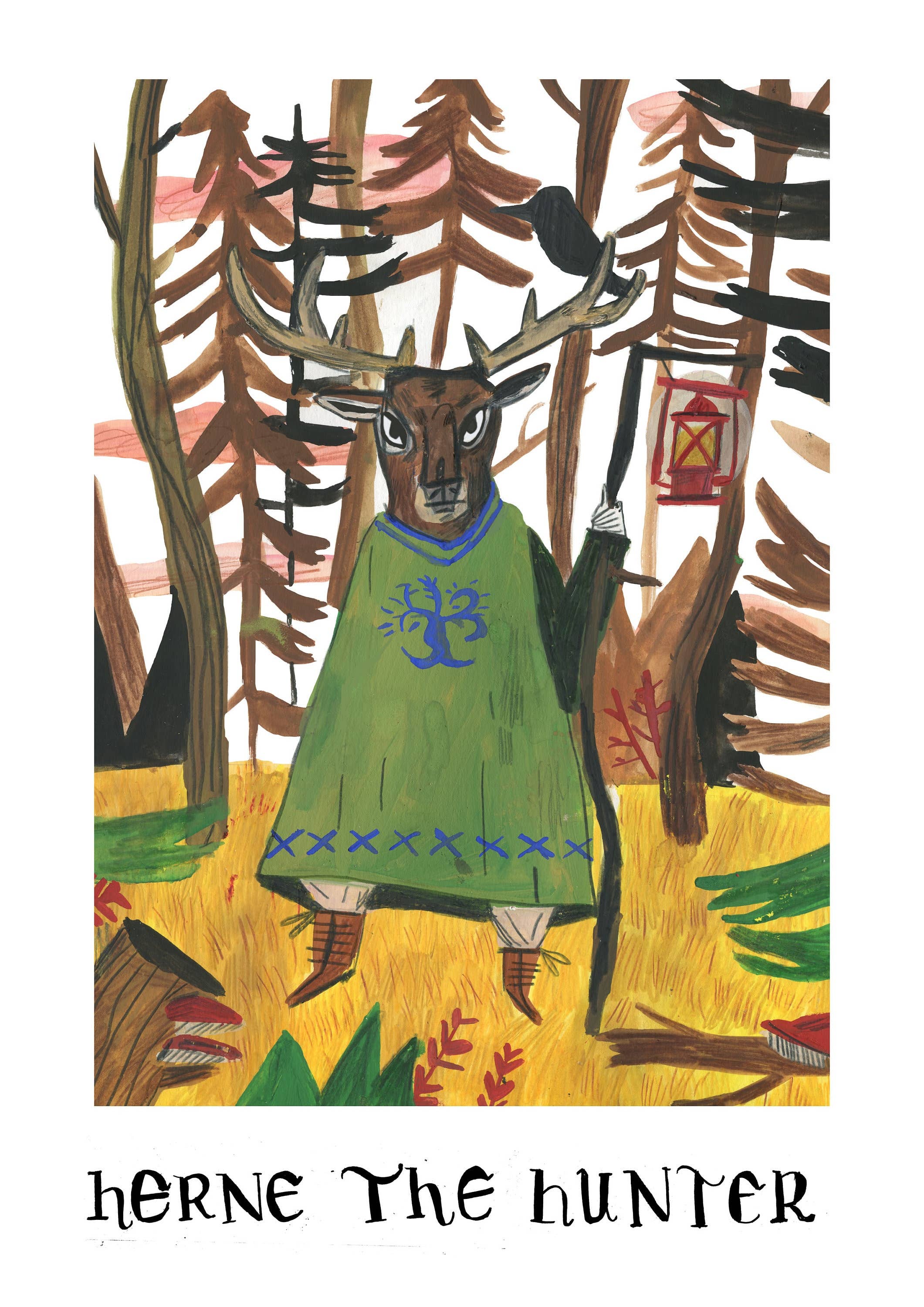 Herne The Hunter Postcard