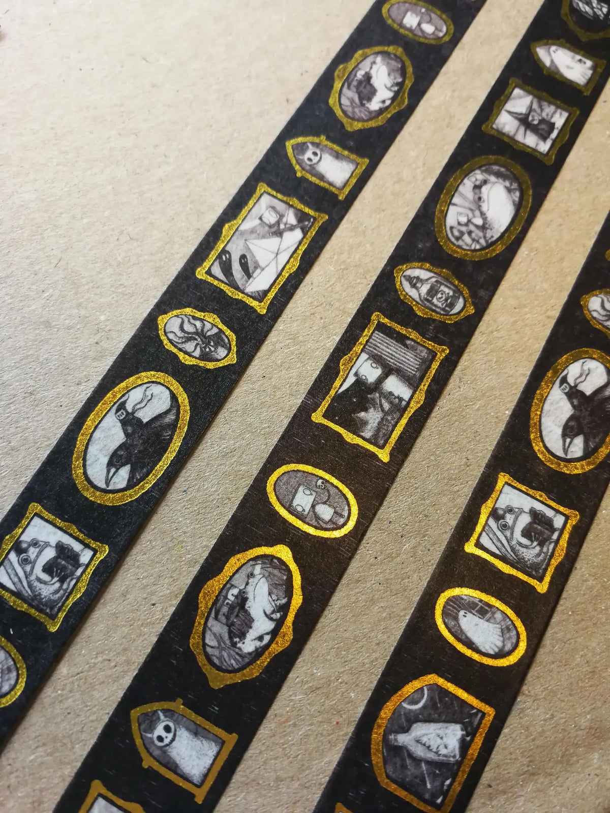 Gallery of Curiosities Gold Foiled Washi Tape: Tape 2