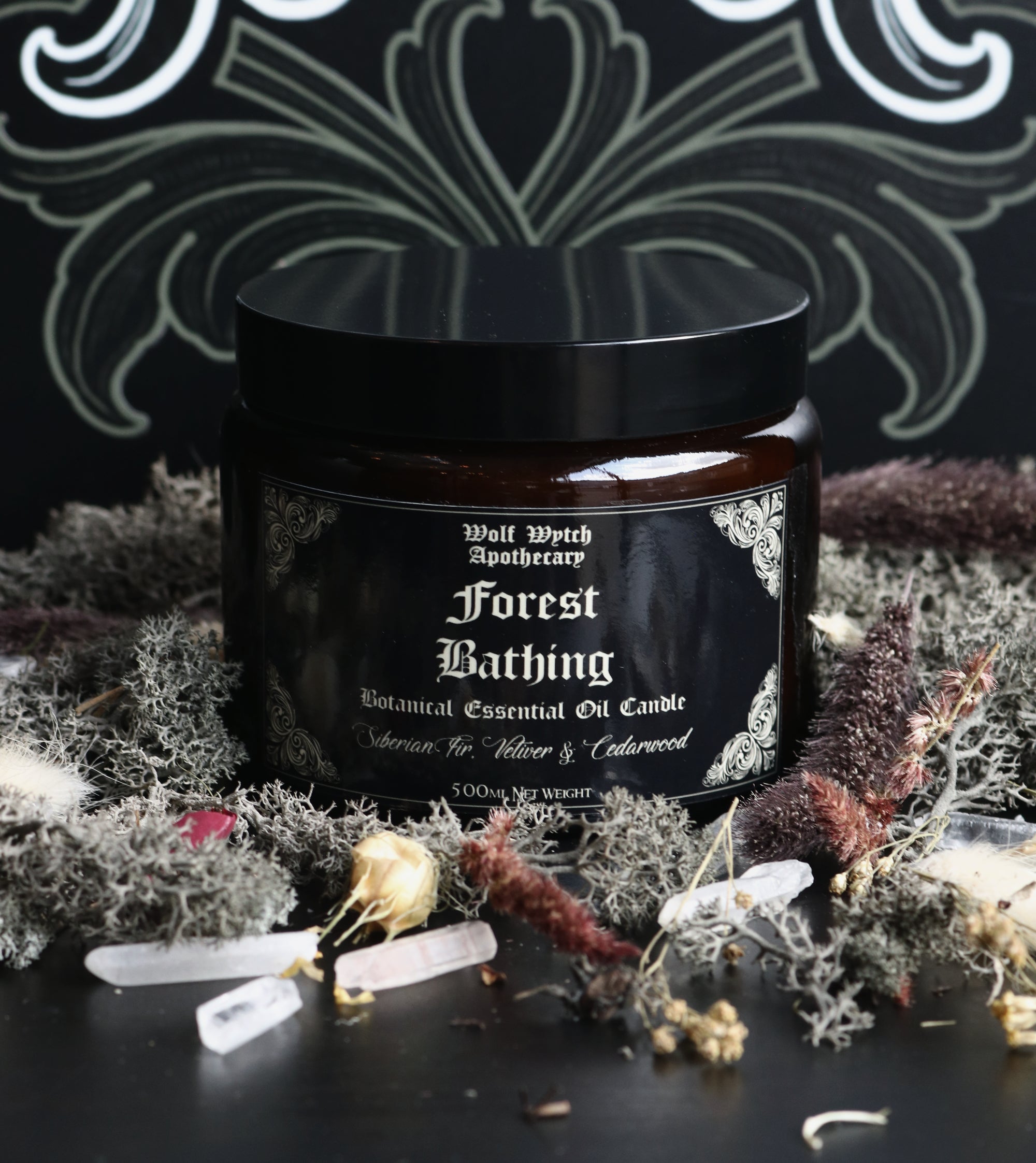 Forest Bathing Botanical Candle | Fir, Vetiver, Cedarwood