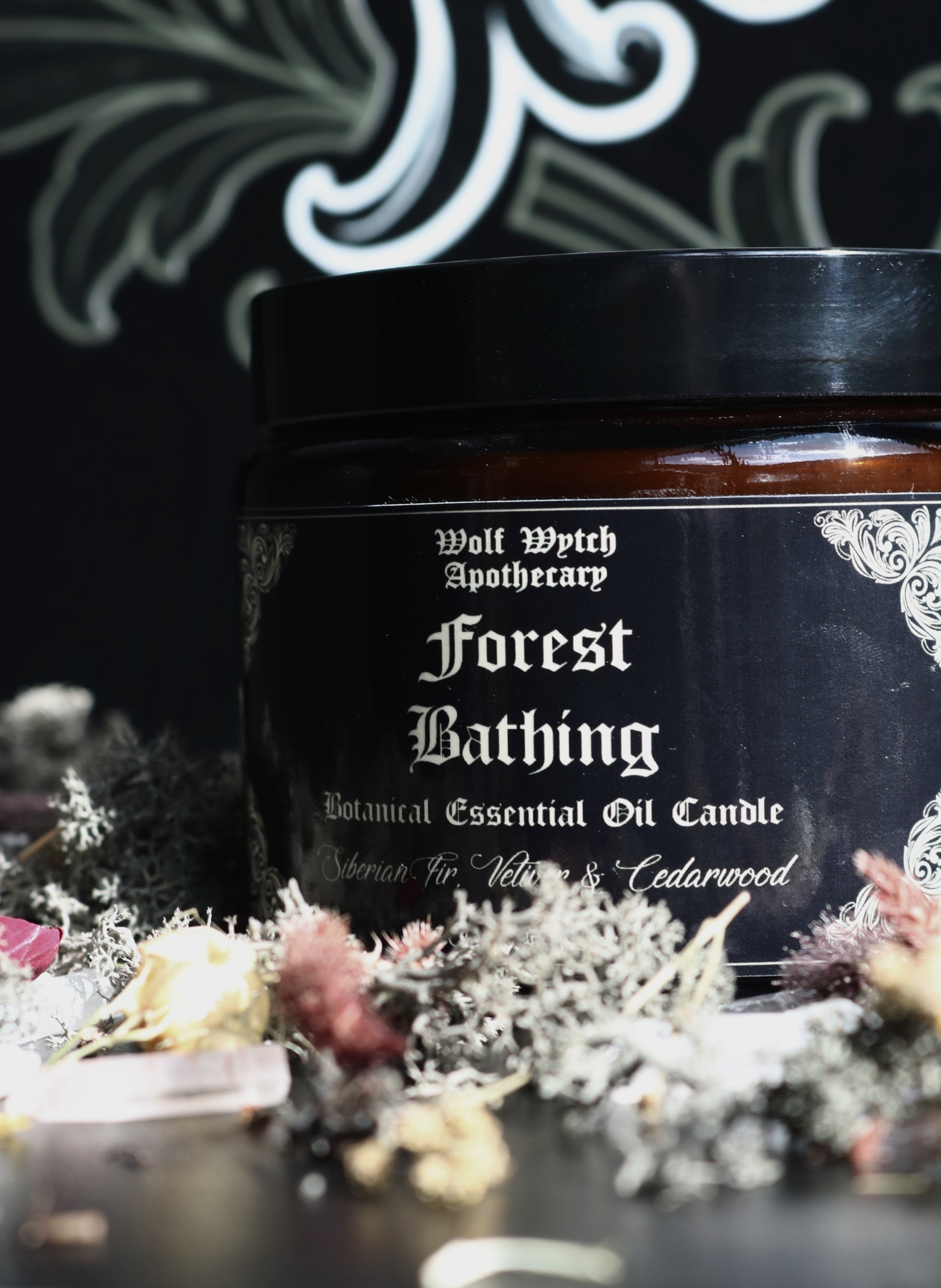 Forest Bathing Botanical Candle | Fir, Vetiver, Cedarwood