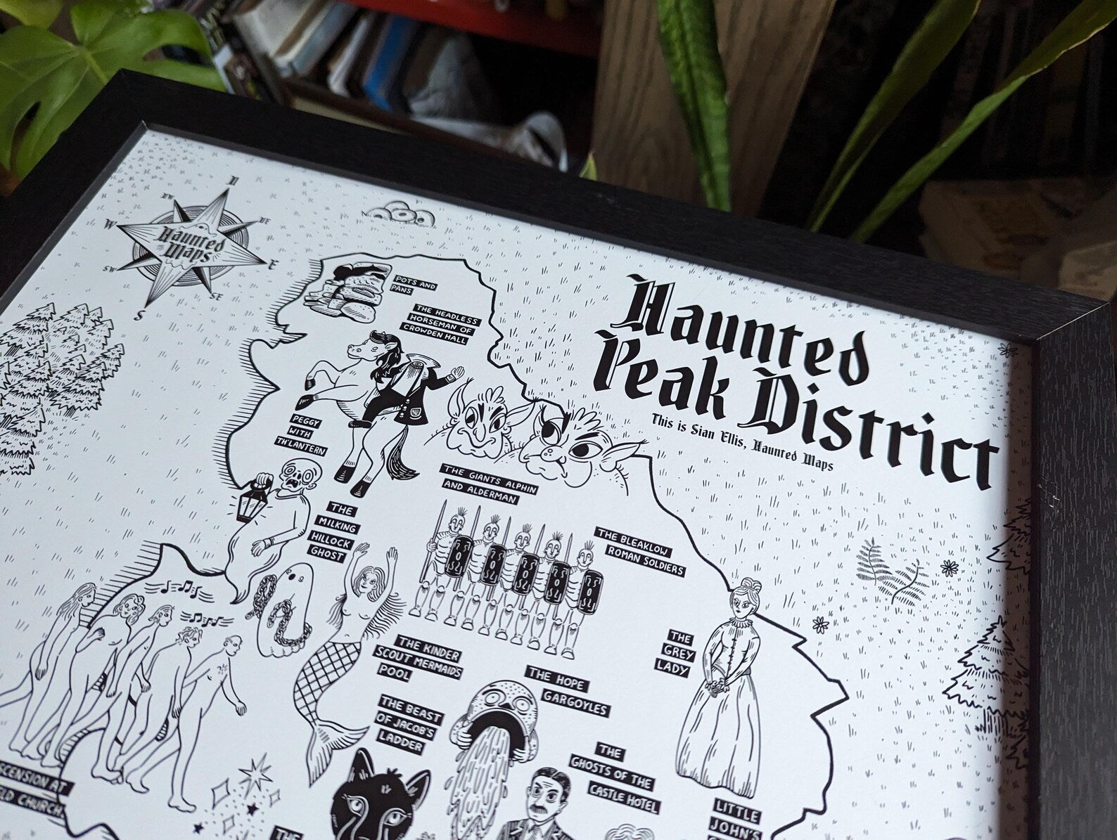 Haunted Peak District Map
