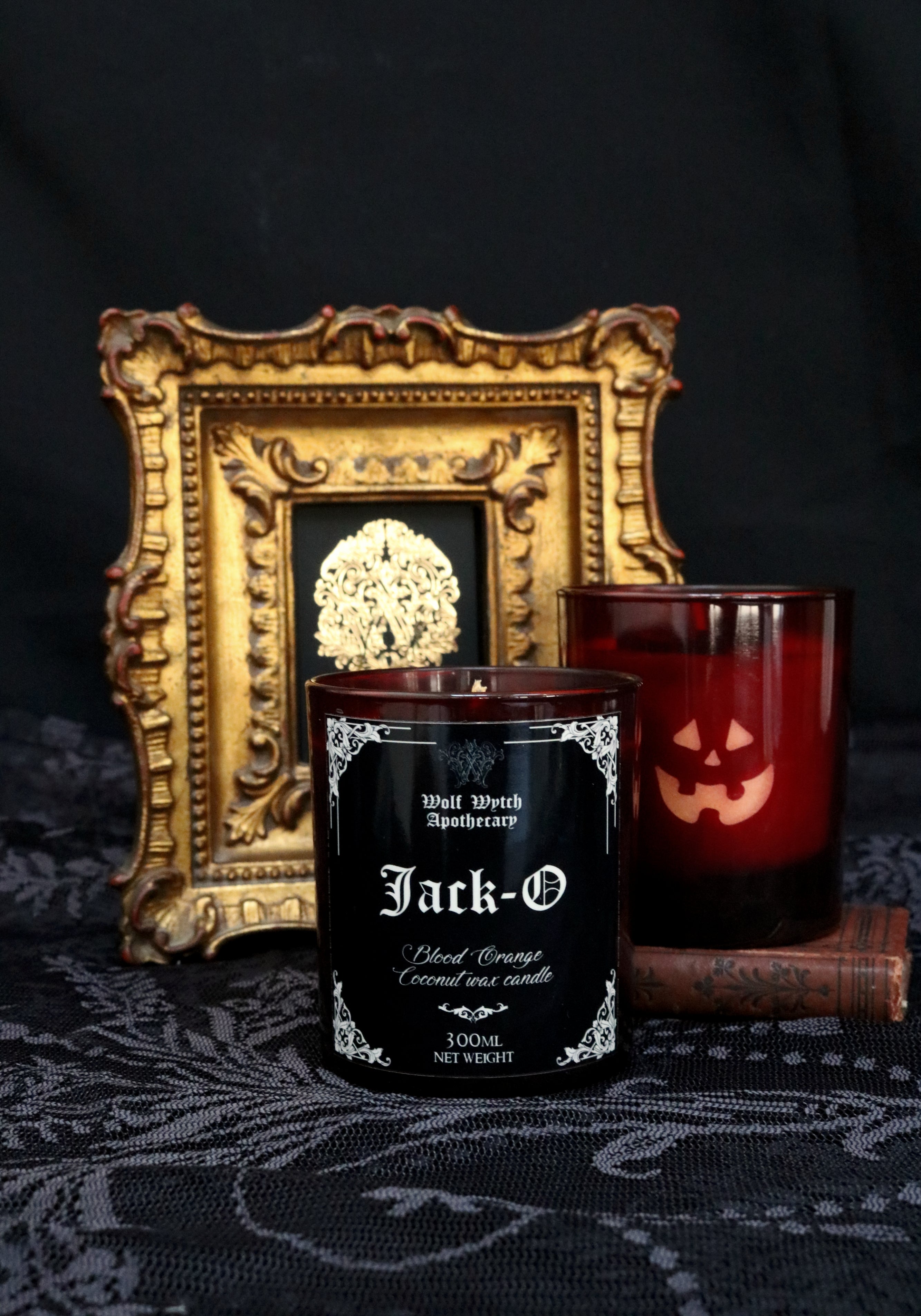 Jack-O Crystal Candle | Blood Orange