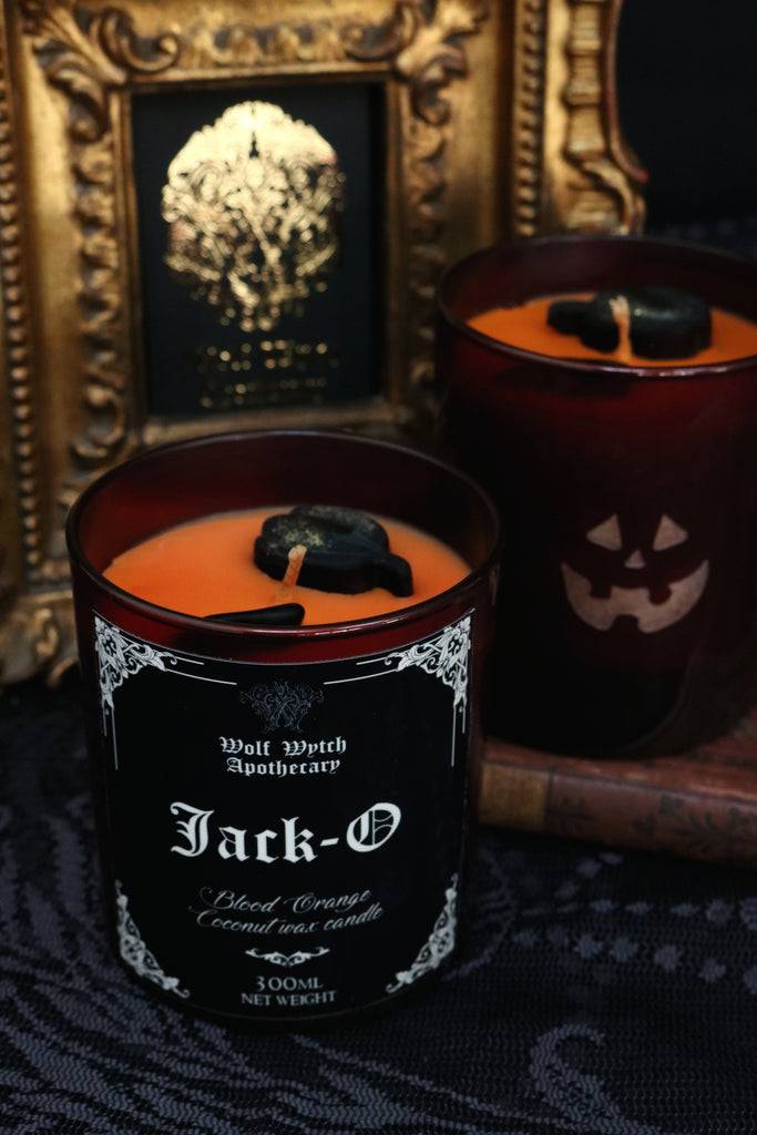 Jack-O Crystal Candle