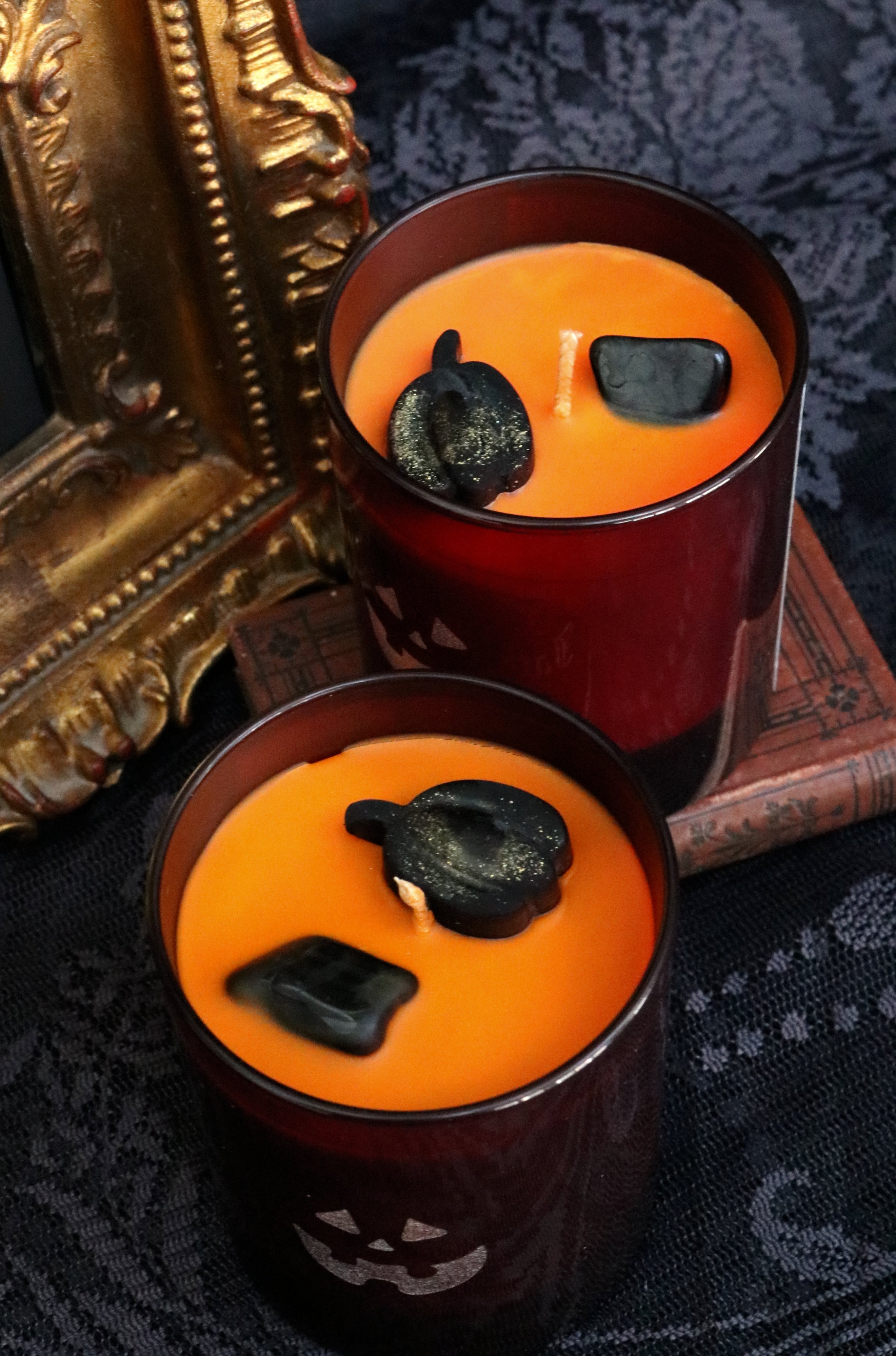 Jack-O Crystal Candle | Blood Orange