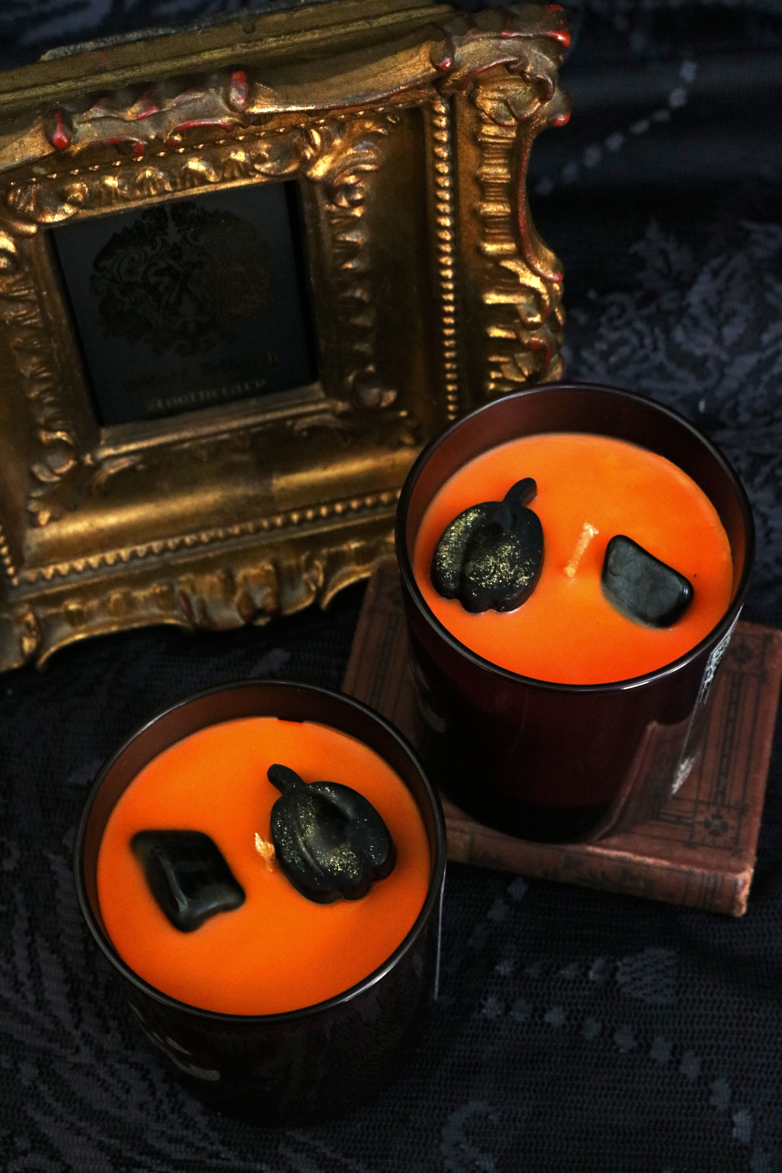 Jack-O Crystal Candle | Blood Orange
