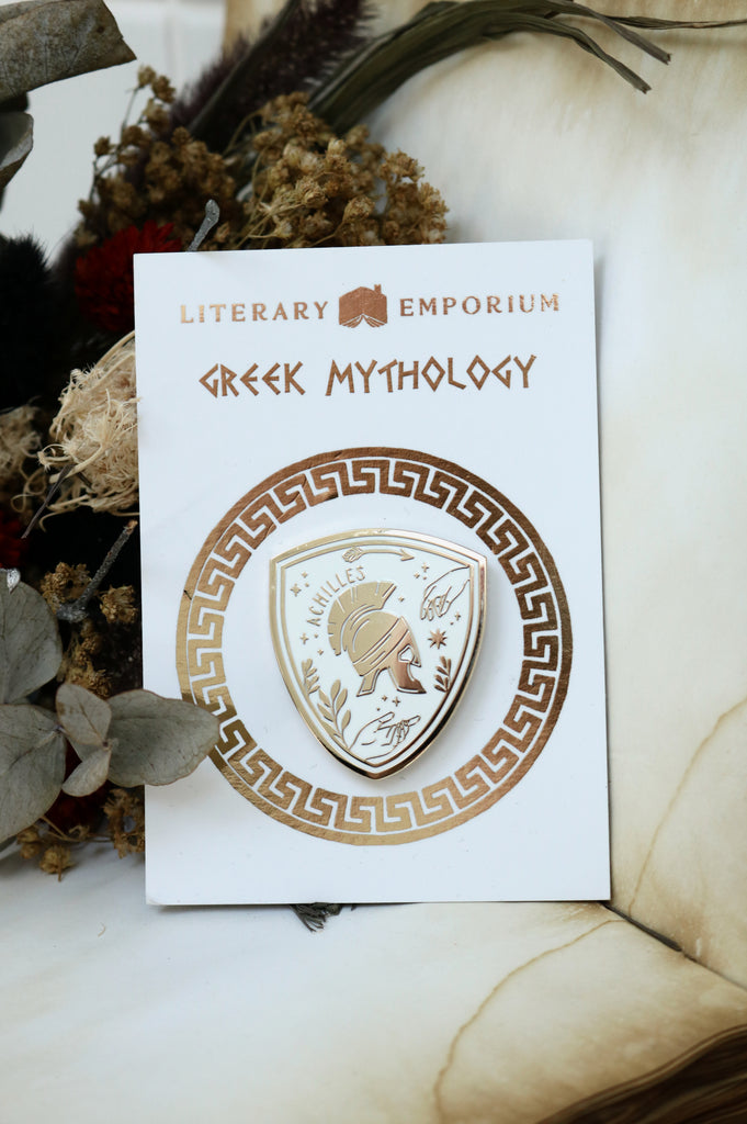 Achilles Greek Mythology Enamel Pin