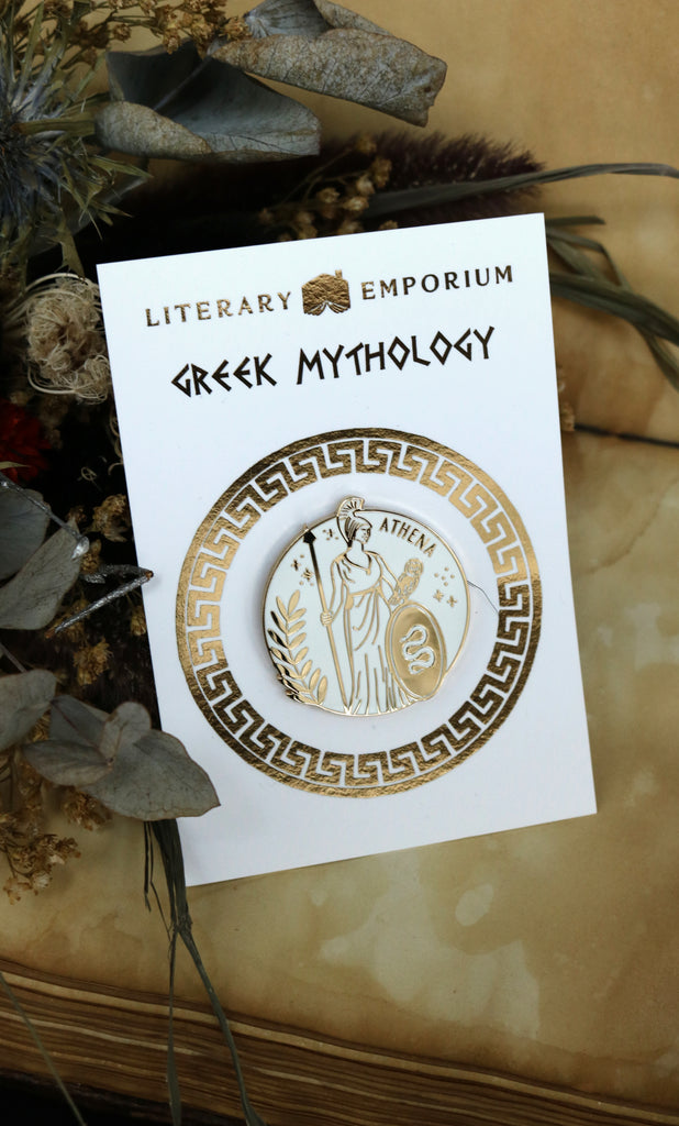 Athena Greek Mythology Enamel Pin