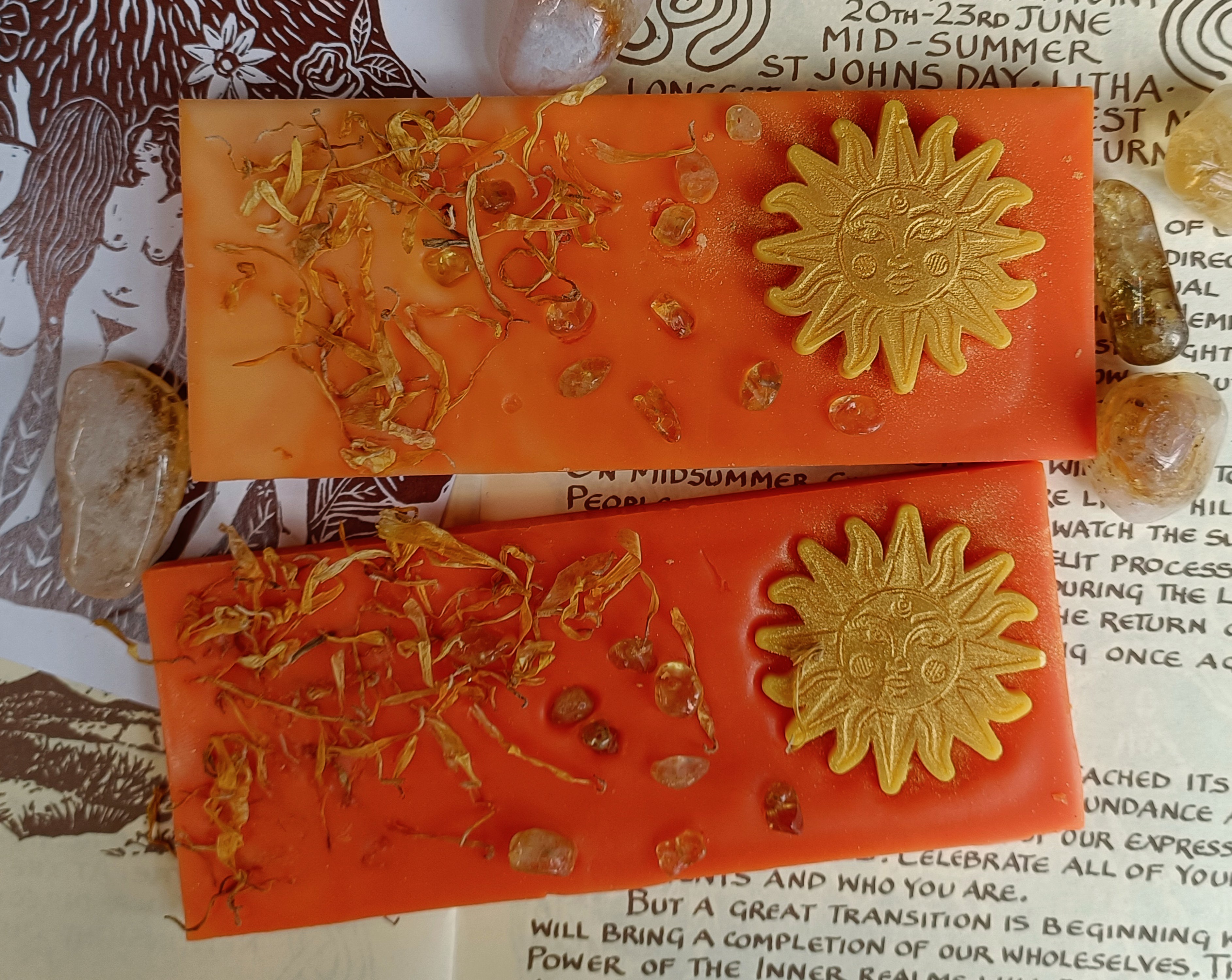 Litha Summer Solstice Wax Melt Snap Bar (Ltd Ed)