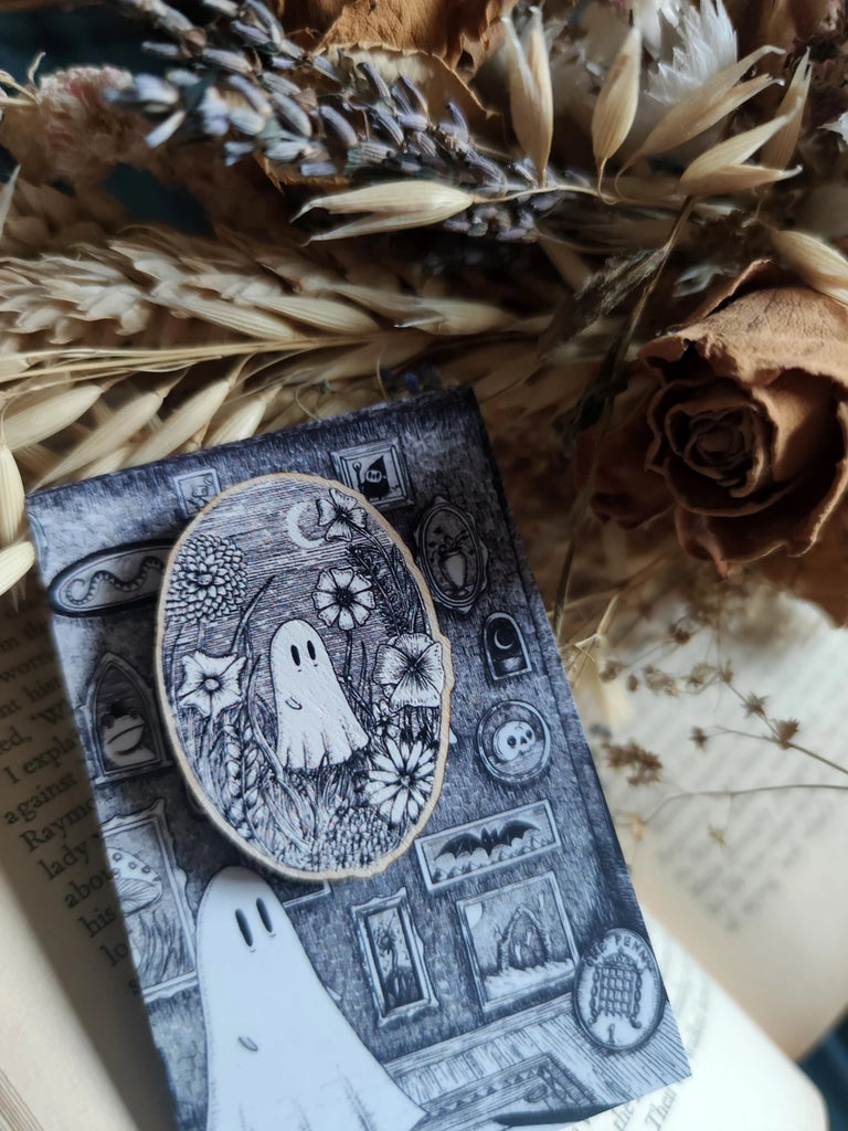 Meadow Ghost Wooden Pin - Jon Turner