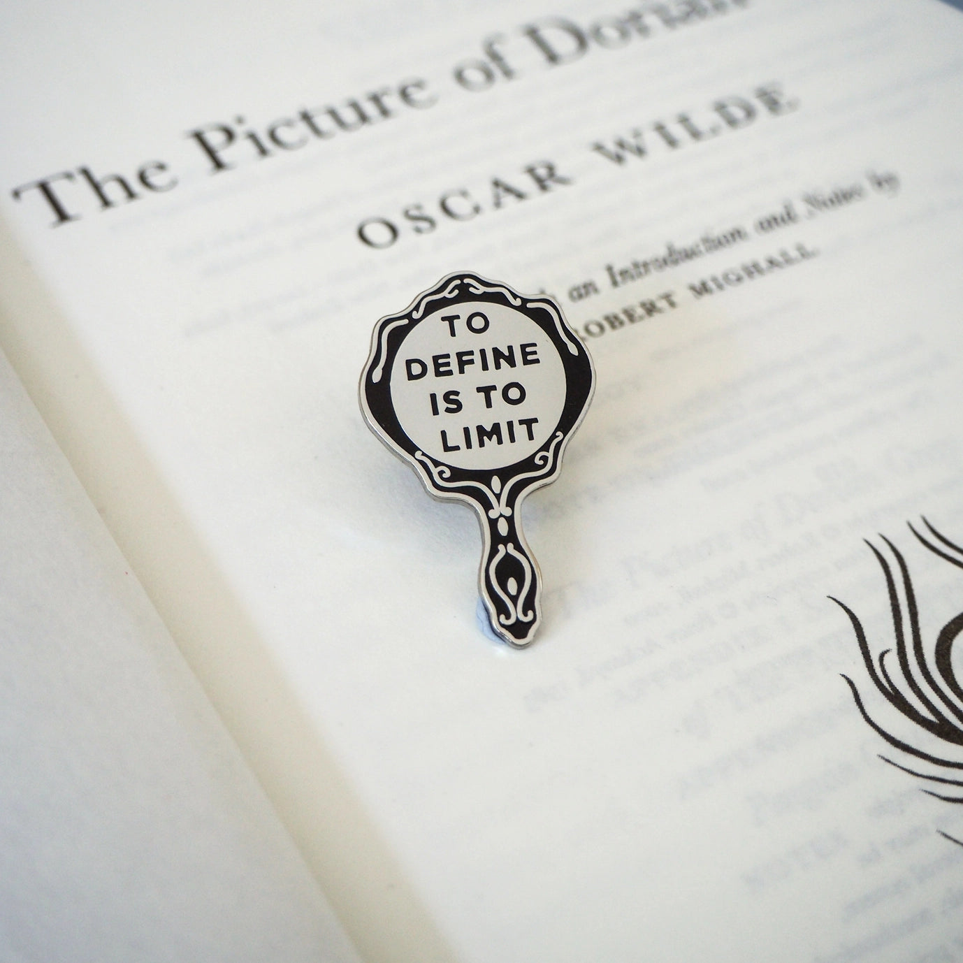 The Picture Of Dorian Gray Mirror Enamel Pin