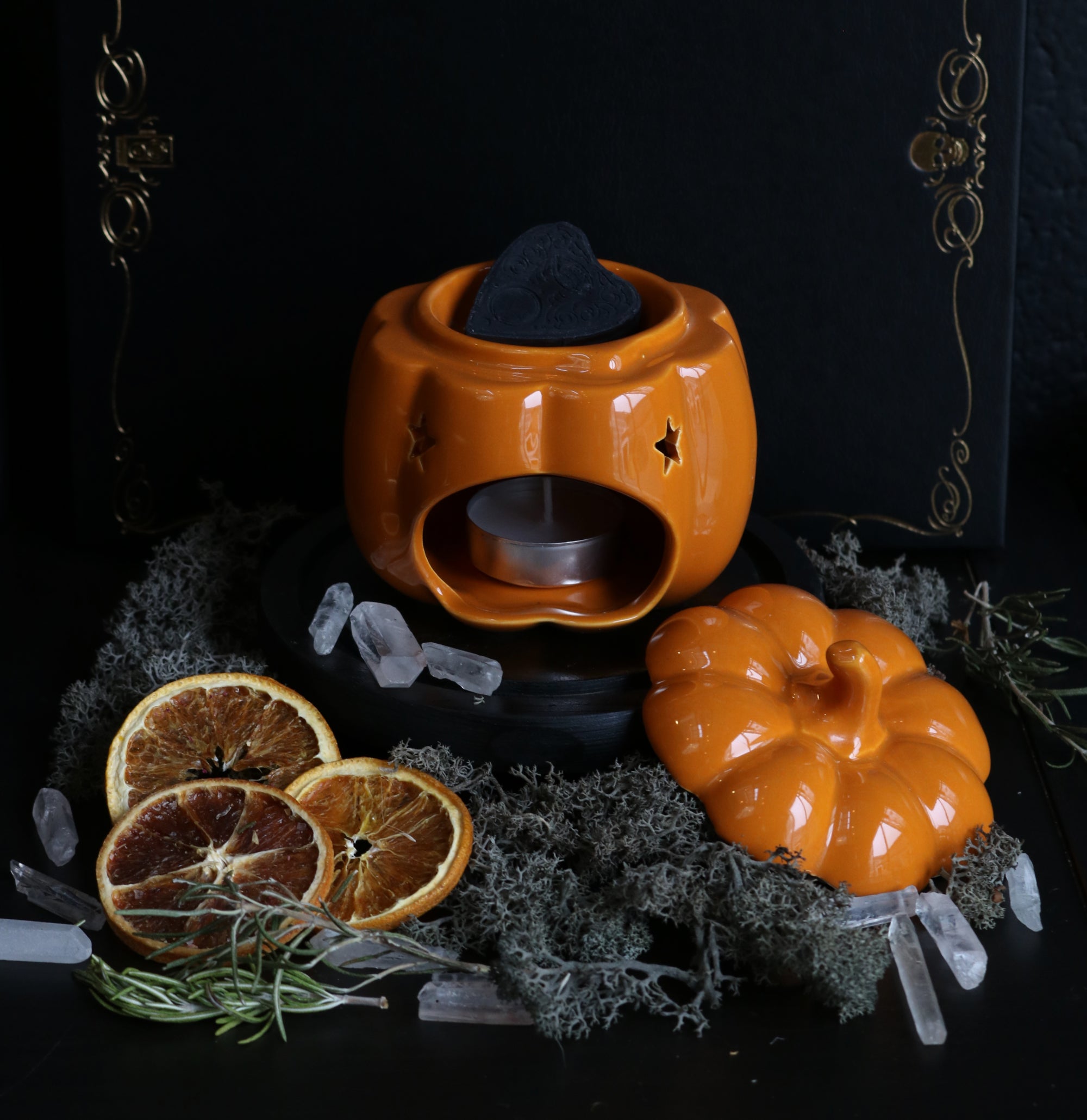 Orange Pumpkin Wax Burner