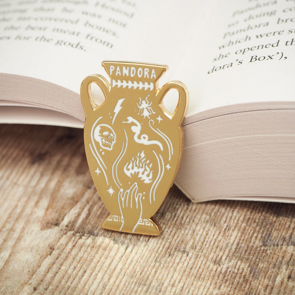 Pandora Greek Mythology Enamel Pin