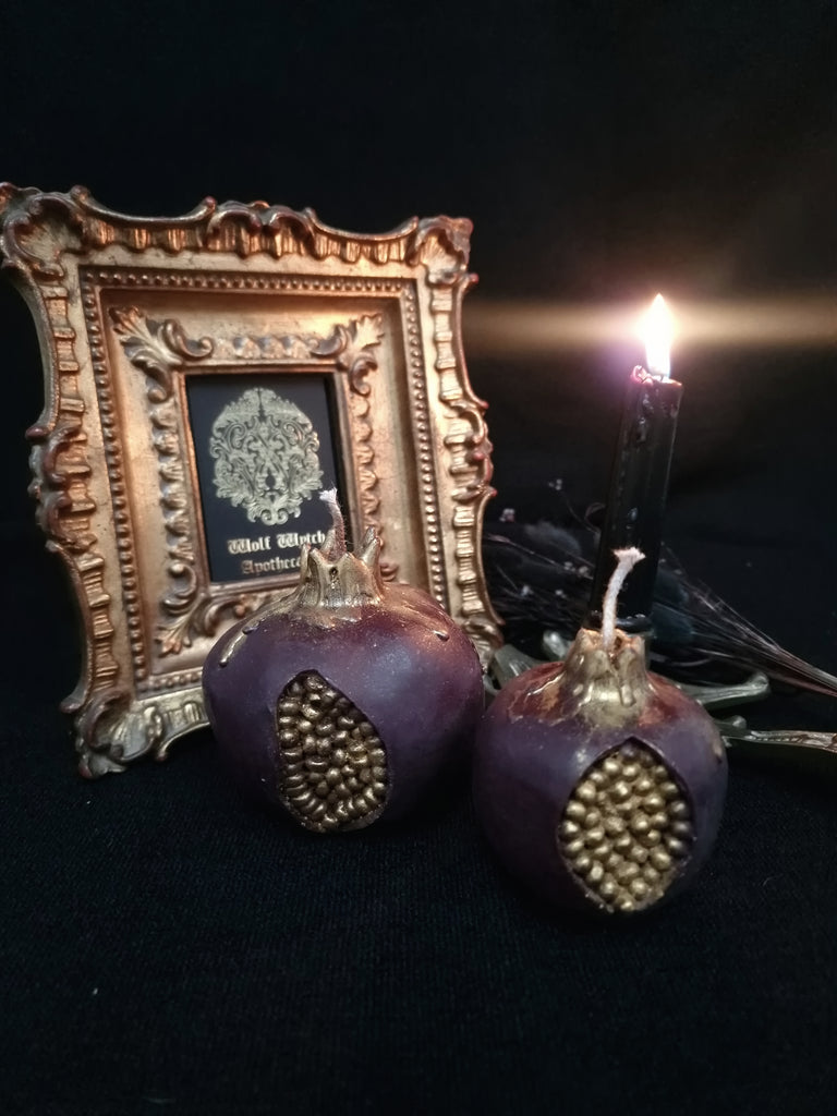 Persephone's Pomegranate Candle