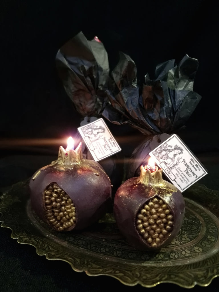 Persephone's Pomegranate Candle