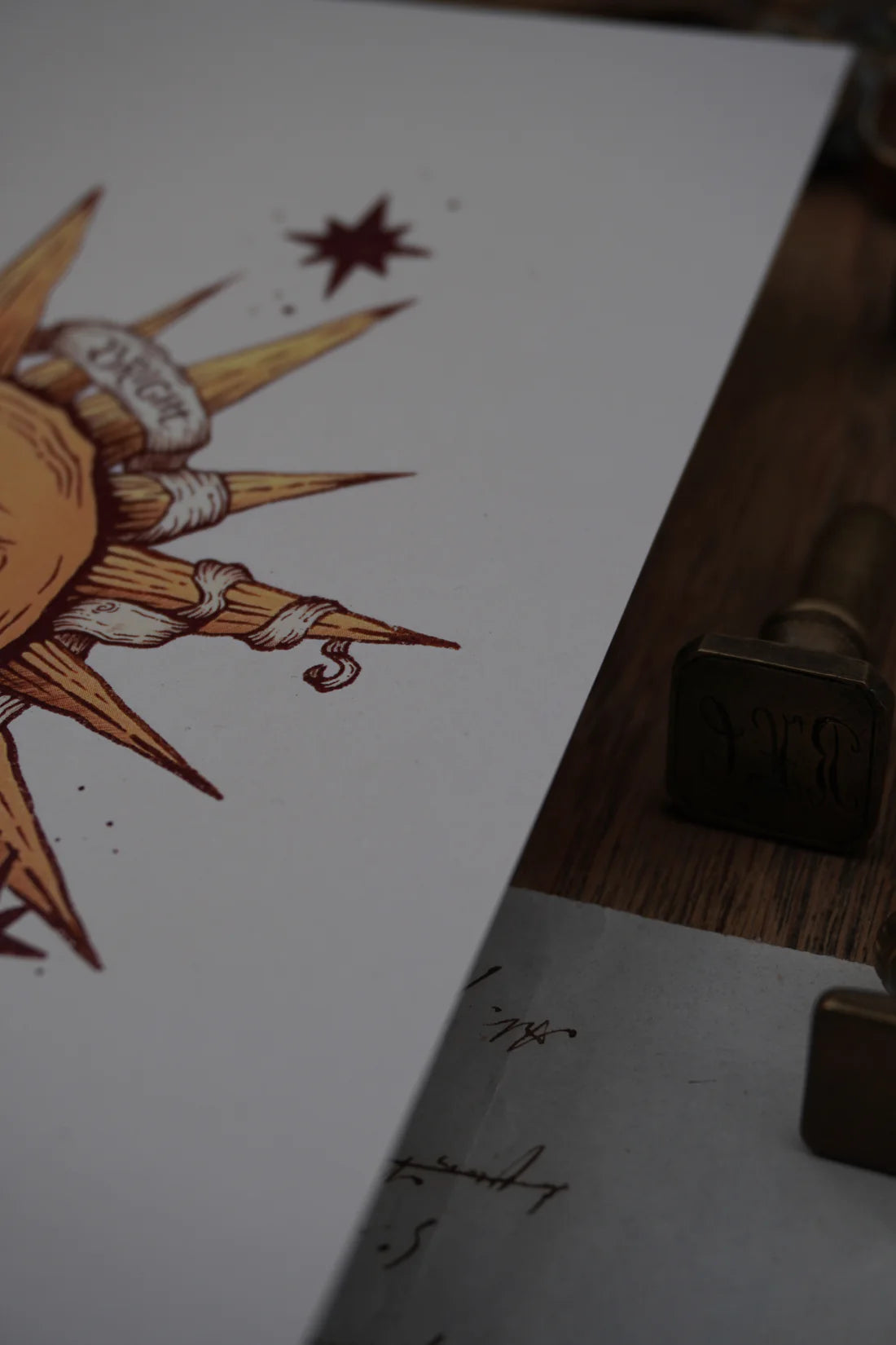 Shine Bright, Burn Out A5 Art Print by Tooth & Toad